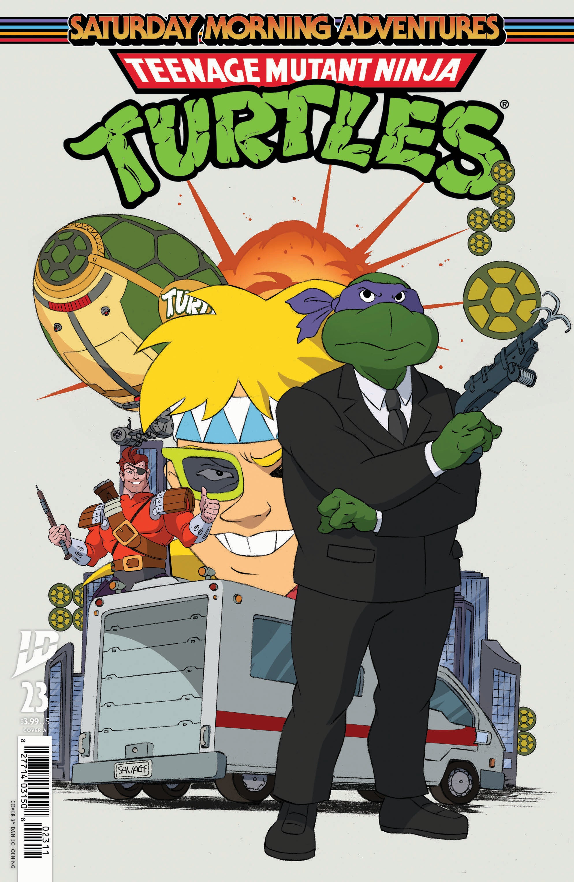 Teenage Mutant Ninja Turtles: Saturday Morning Adventures #23 Cover A (Schoening) | Odin's Place