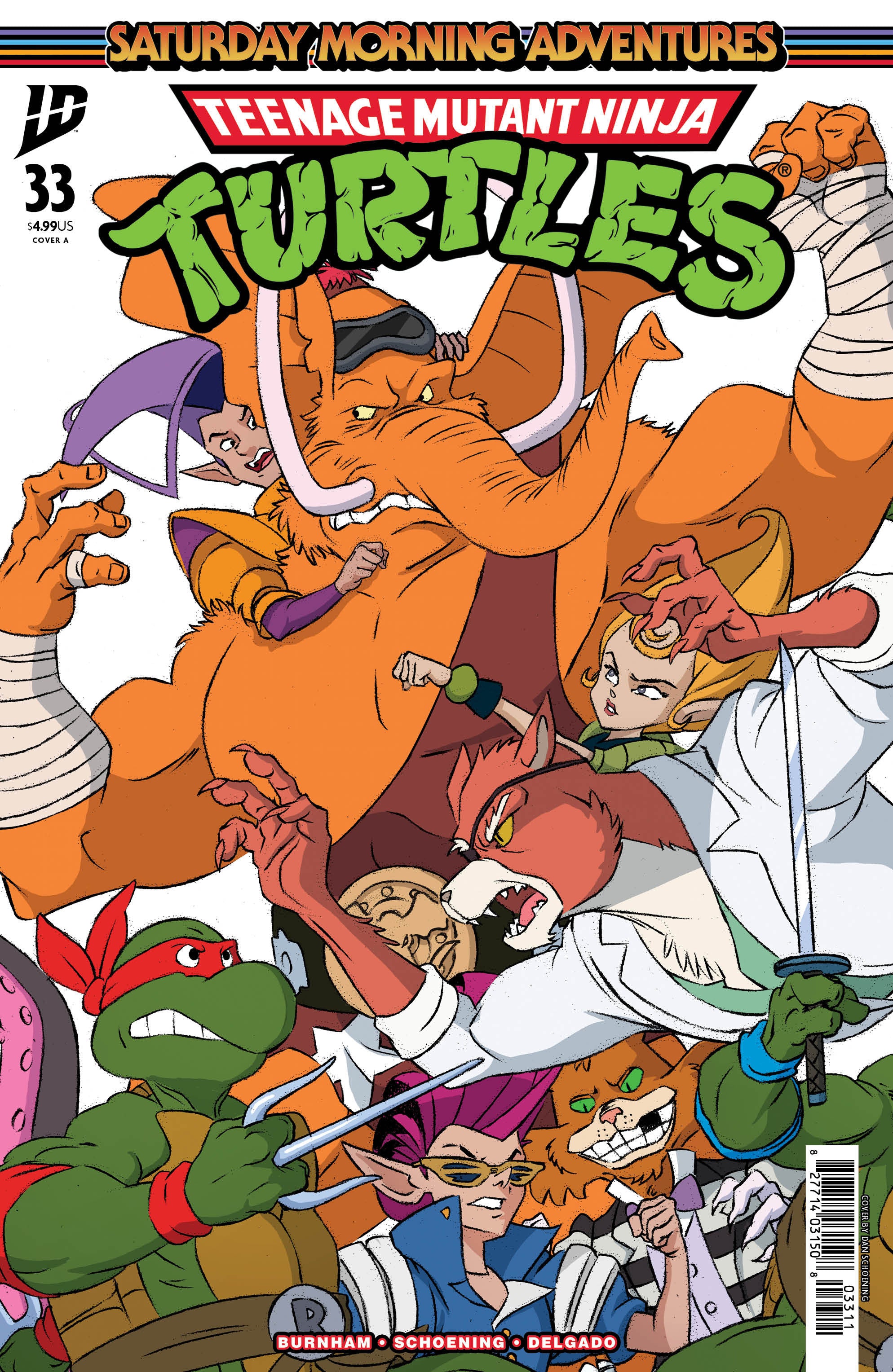 Teenage Mutant Ninja Turtles: Saturday Morning Adventures #33 Cover A (Schoening Connecting Cover Set) | Odin's Place