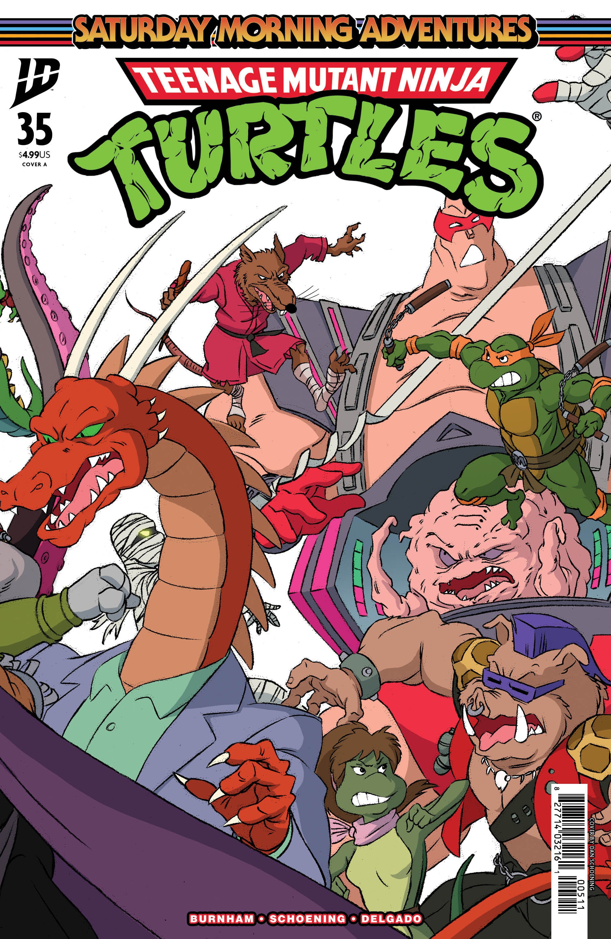 Teenage Mutant Ninja Turtles: Saturday Morning Adventures #35 Cover A (Schoening Connecting Cover Set) | Odin's Place