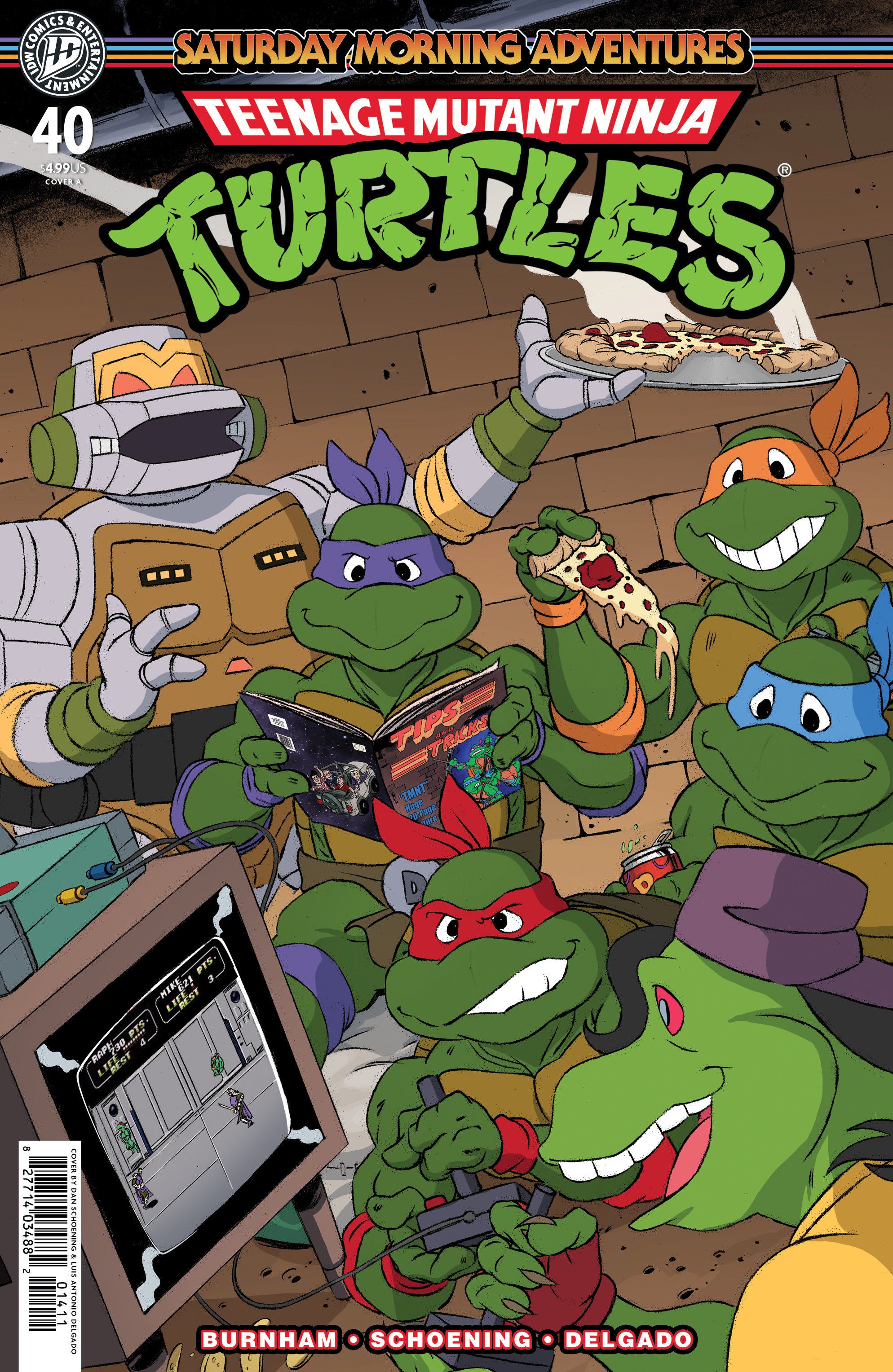 Teenage Mutant Ninja Turtles: Saturday Morning Adventures #40 Cover A (Schoening) | Odin's Place