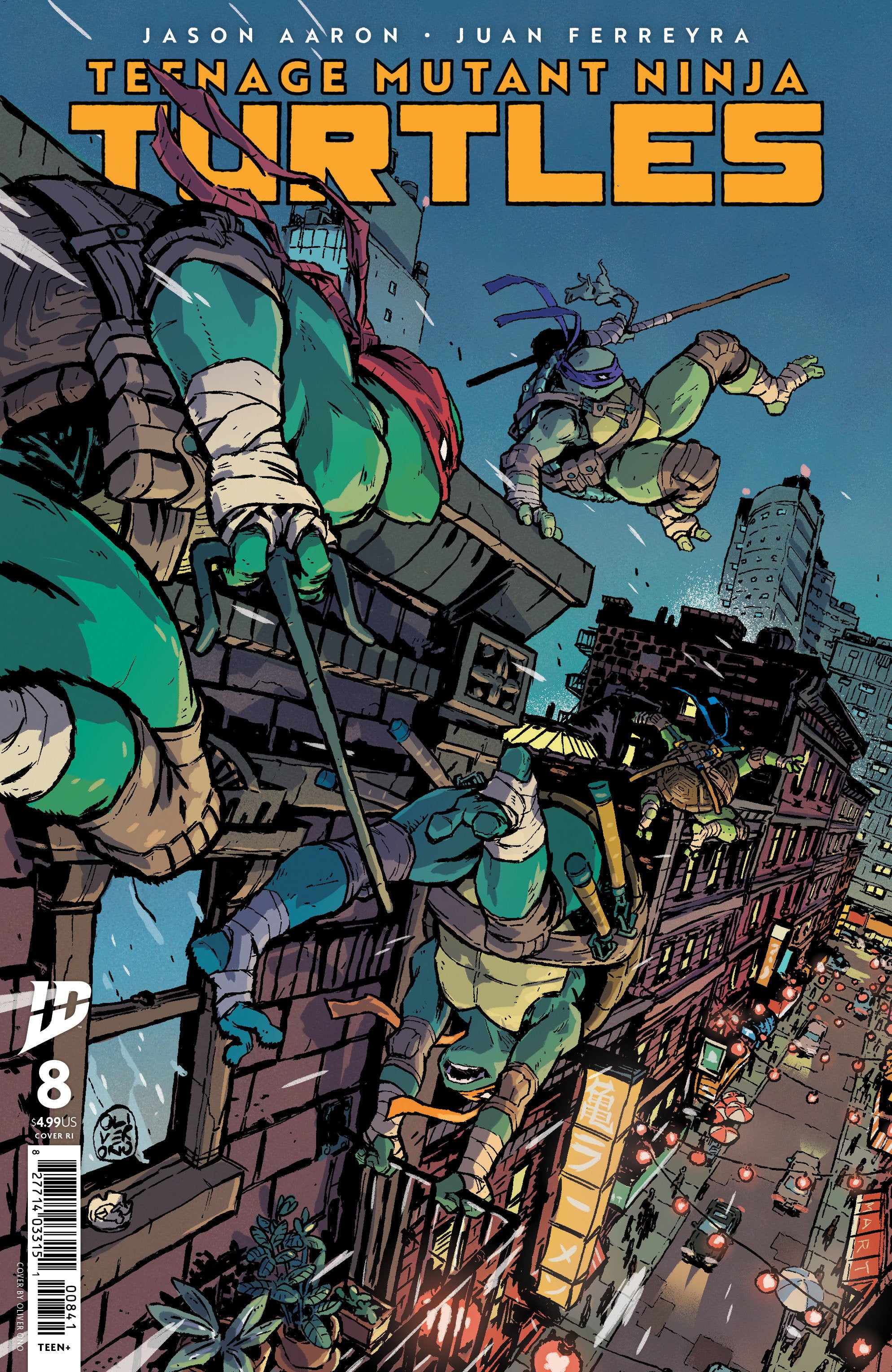 Teenage Mutant Ninja Turtles #8 Variant Ri (10) (Ono) | Odin's Place