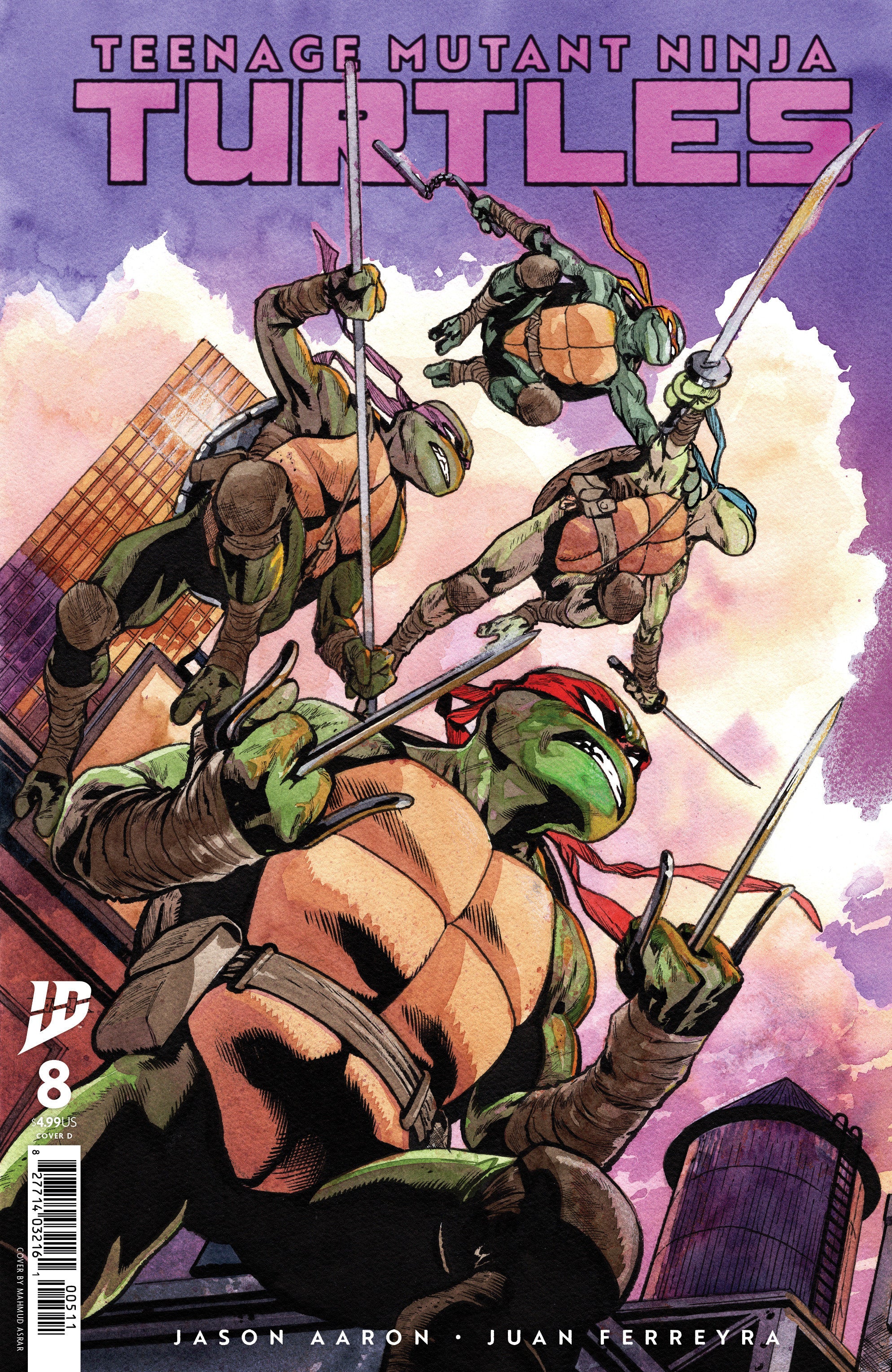 Teenage Mutant Ninja Turtles #8 Variant D (Asrar) | Odin's Place
