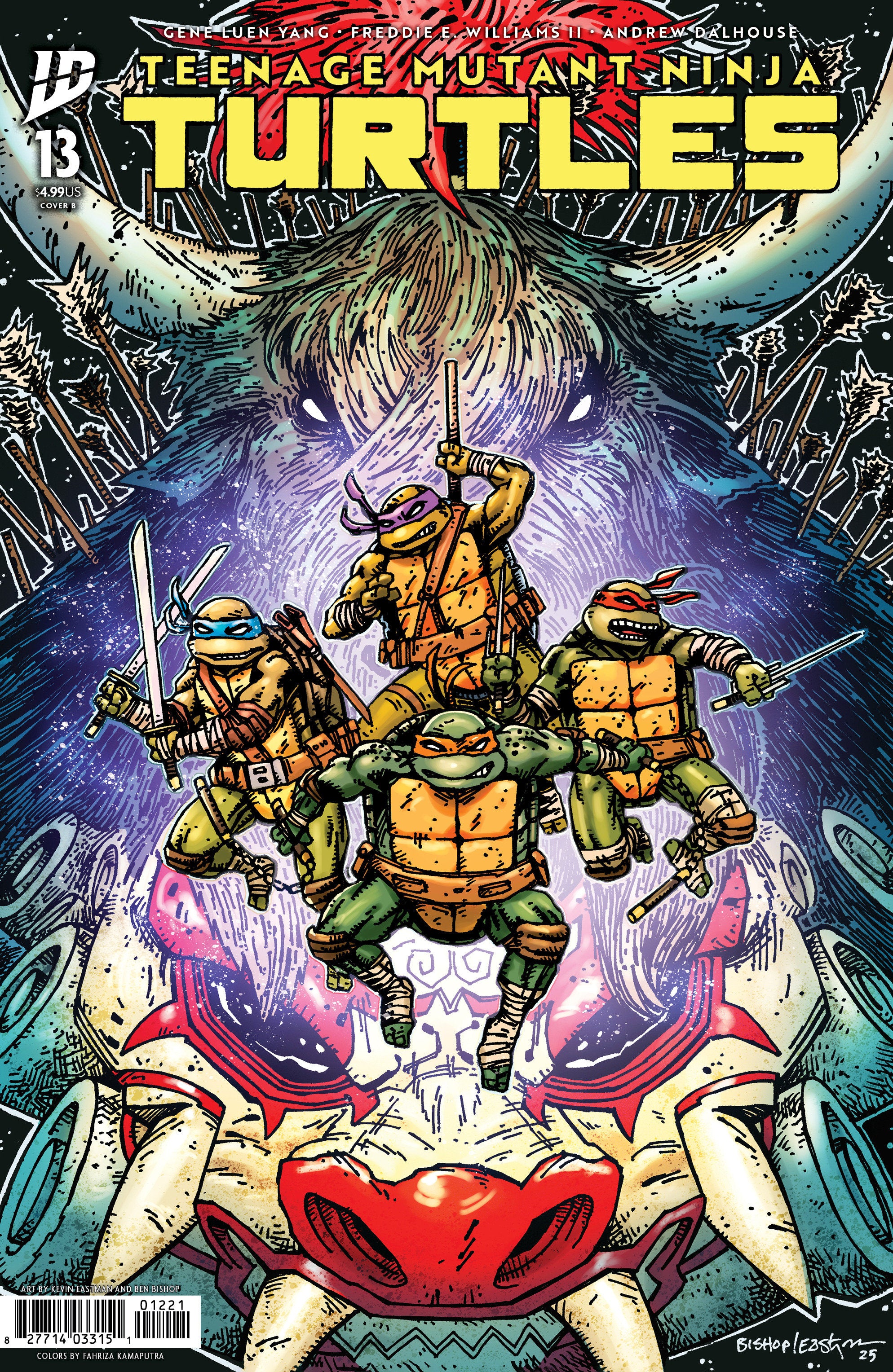 Teenage Mutant Ninja Turtles #13 Variant B (Eastman & Bishop) | Odin's Place