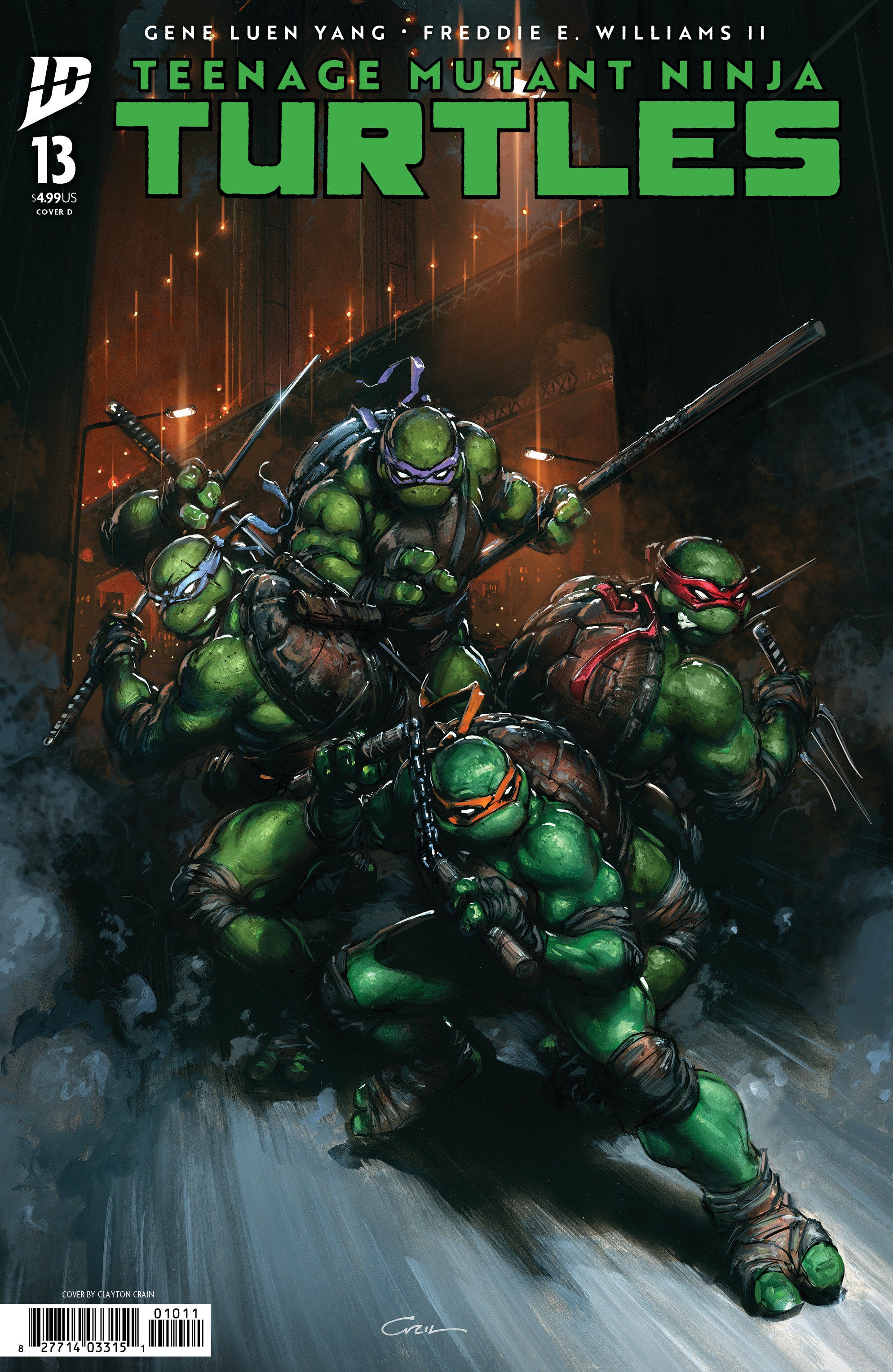 Teenage Mutant Ninja Turtles #13 Variant D (Crain) | Odin's Place