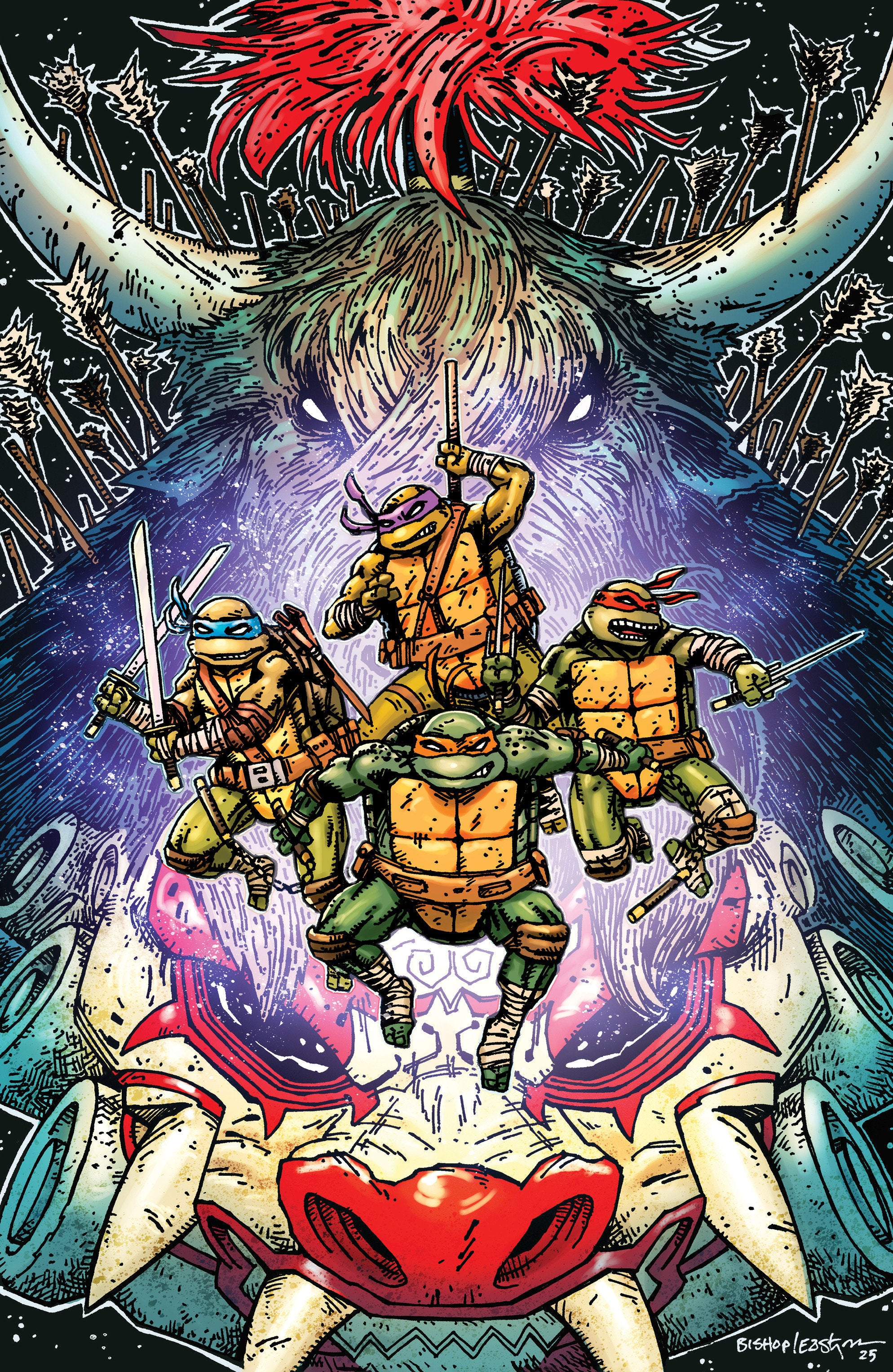 Teenage Mutant Ninja Turtles #13 Variant Ri (25) (Eastman & Bishop Full Art) | Odin's Place