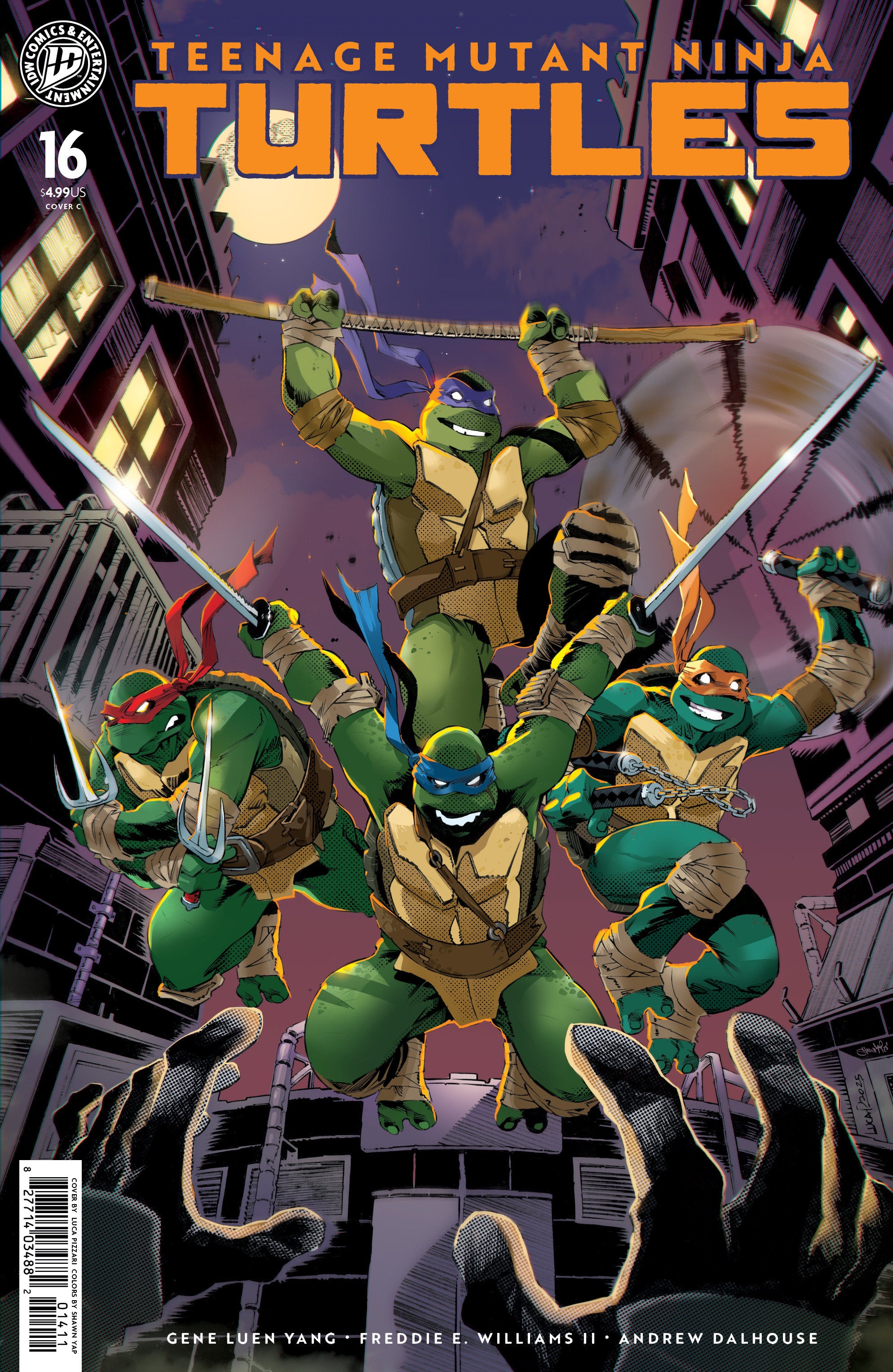 Teenage Mutant Ninja Turtles #16 Variant C (Pizzari) | Odin's Place