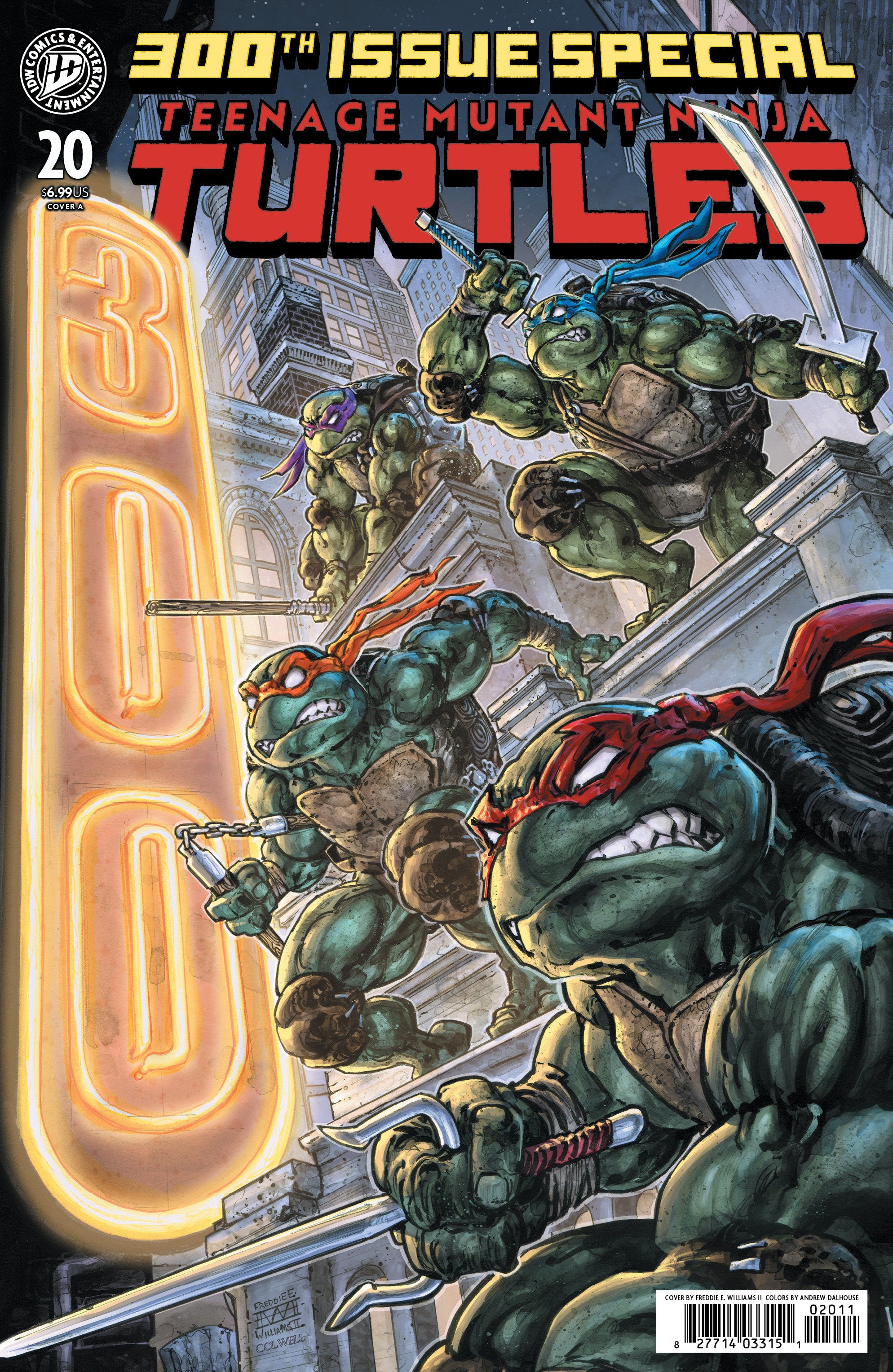 Teenage Mutant Ninja Turtles #20: 300th Issue Special Cover A (Williams II) | Odin's Place