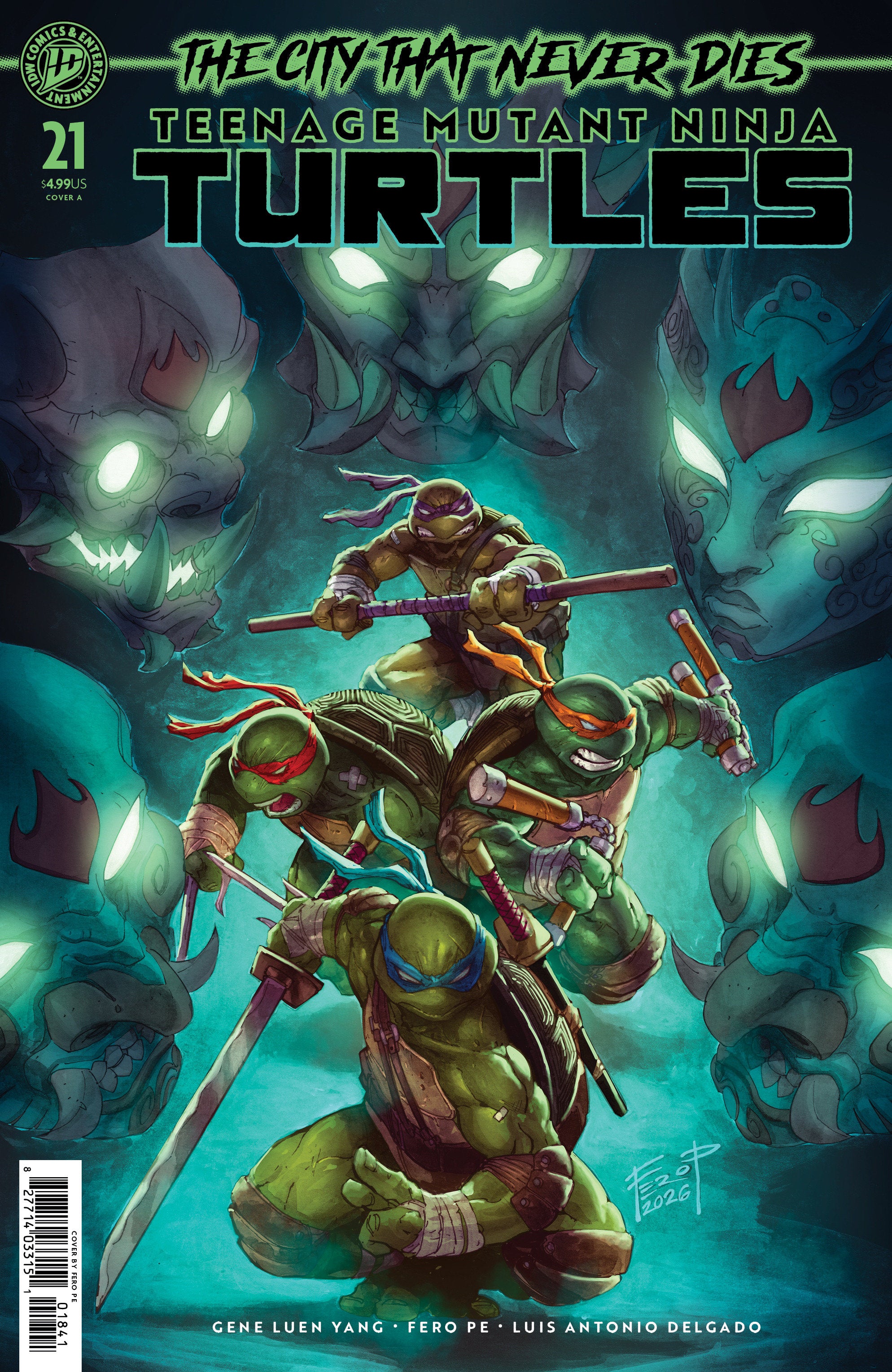 Teenage Mutant Ninja Turtles #21 Cover A (Pe) | Odin's Place
