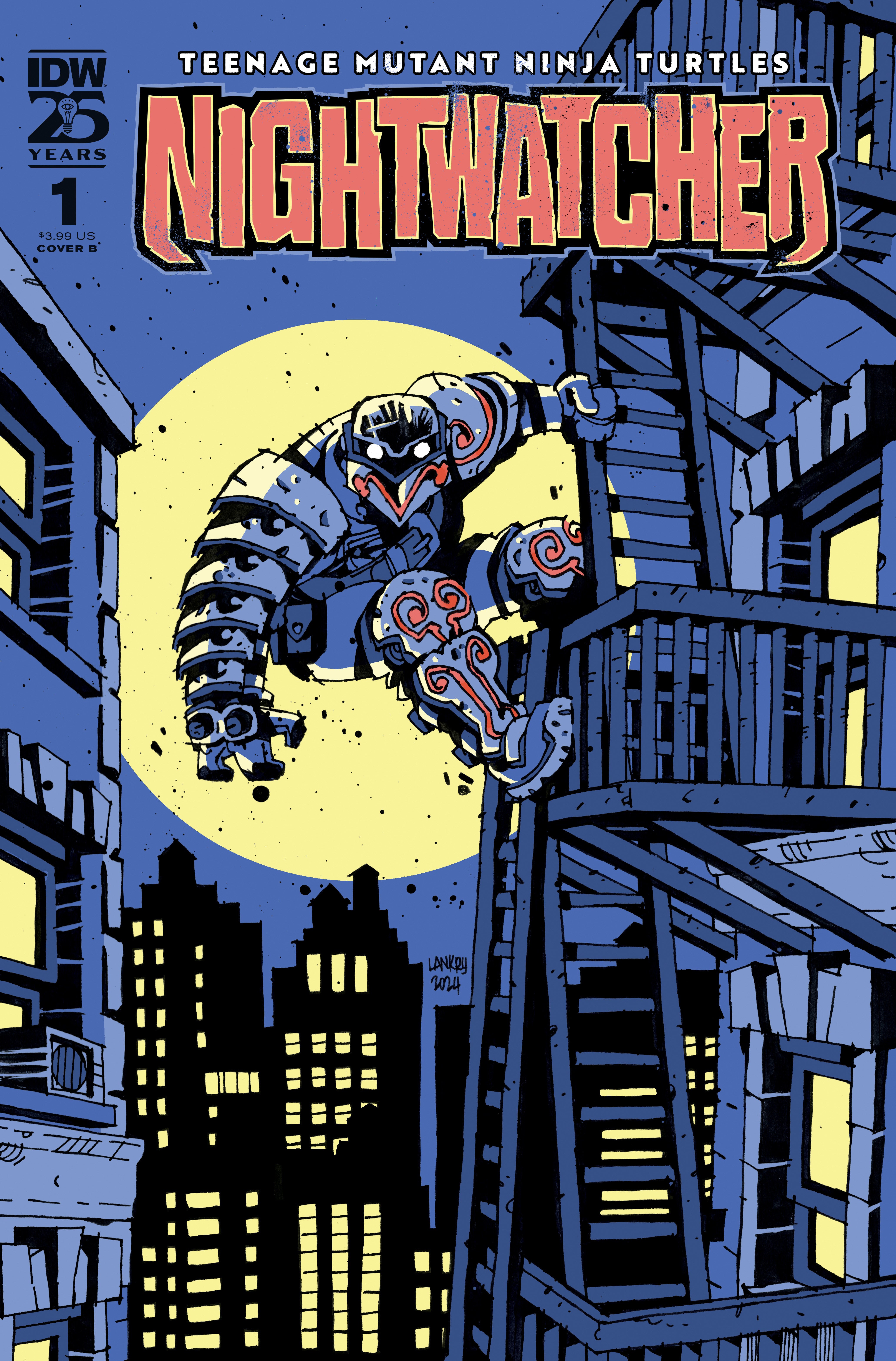 Teenage Mutant Ninja Turtles: Nightwatcher #1 Variant B (Lankry) | Odin's Place