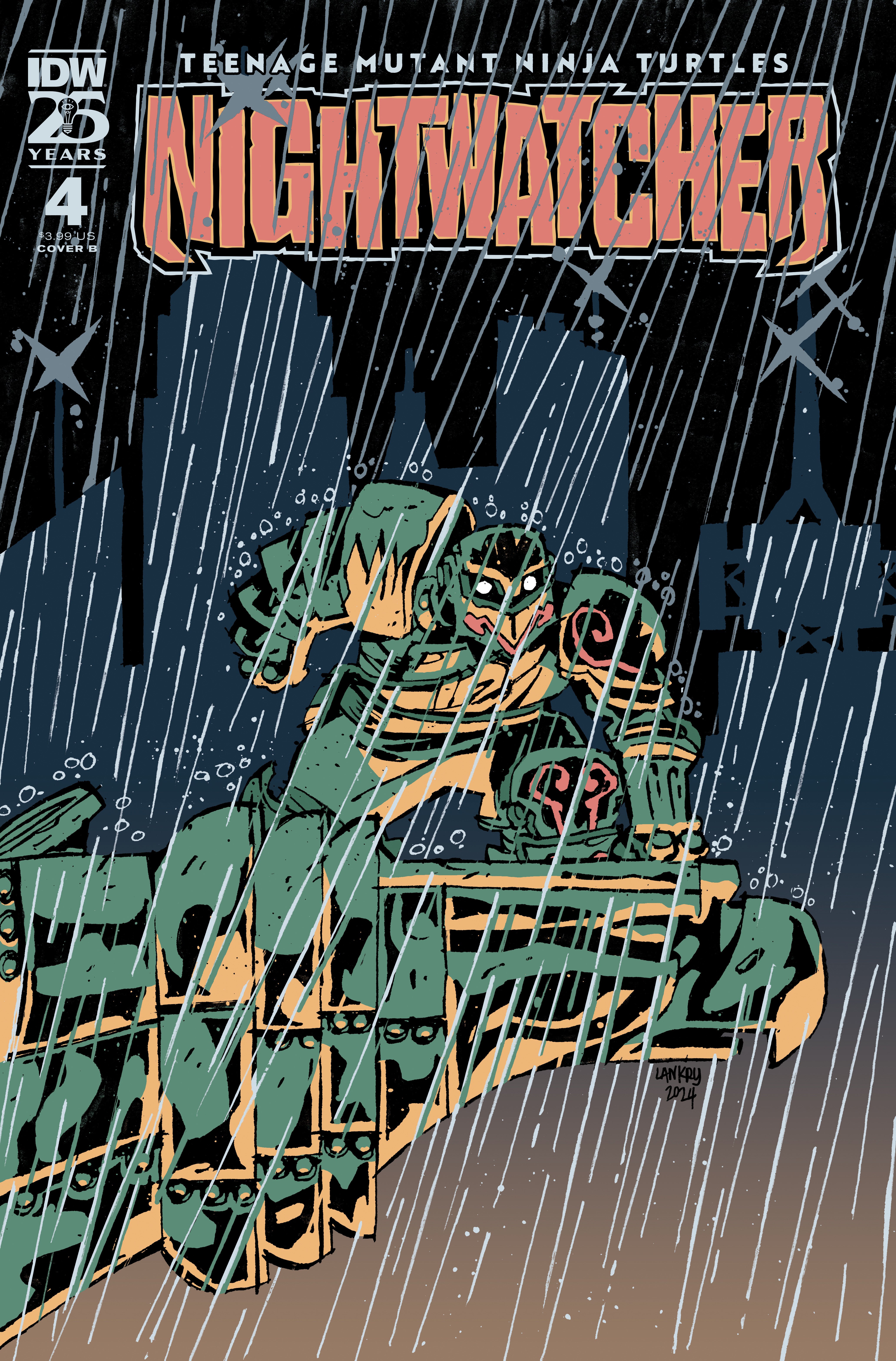 Teenage Mutant Ninja Turtles: Nightwatcher #4 Variant B (Lankry) | Odin's Place