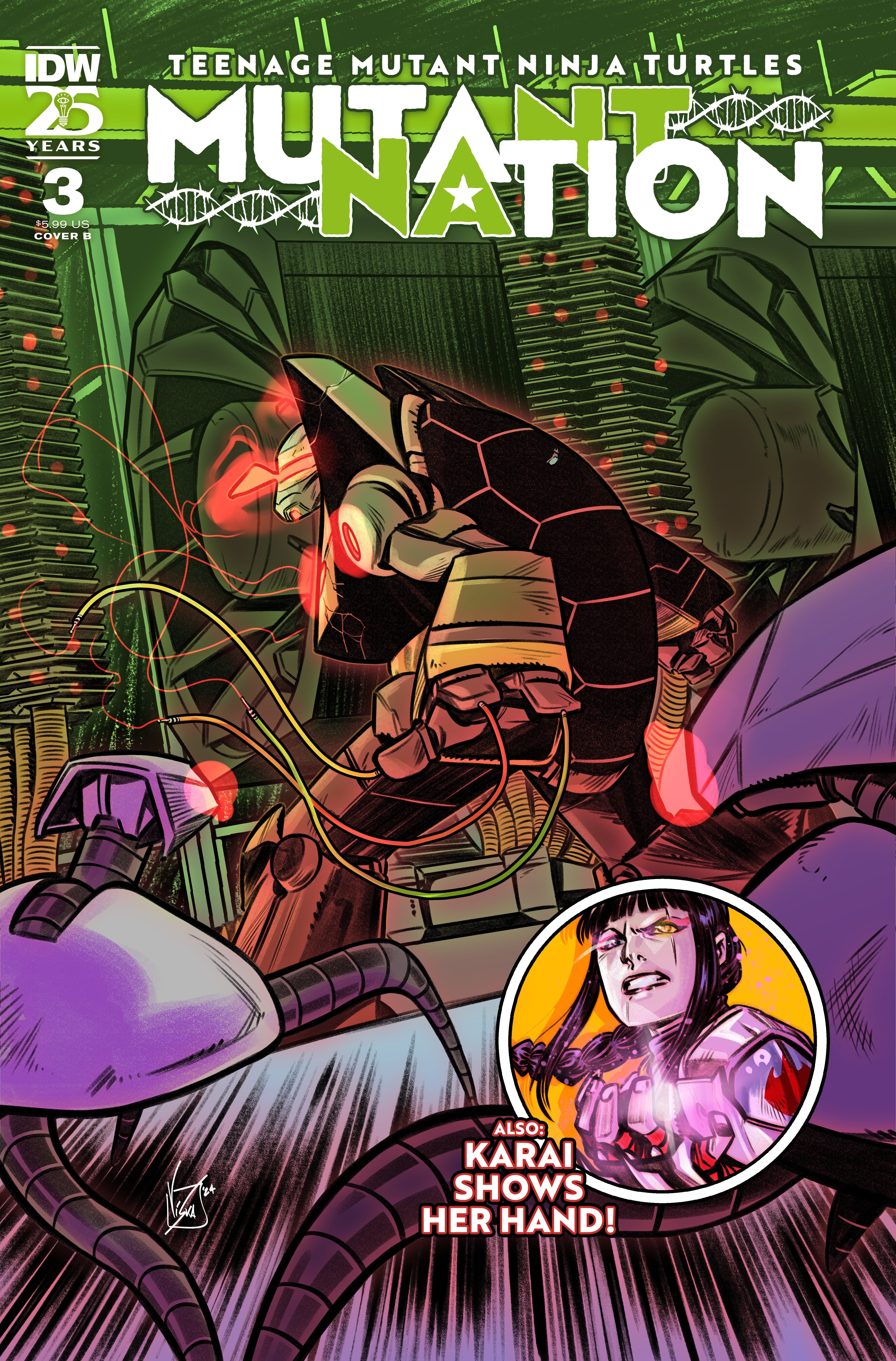 Teenage Mutant Ninja Turtles Mutant Nation #3 Cover B Federici | Odin's Place