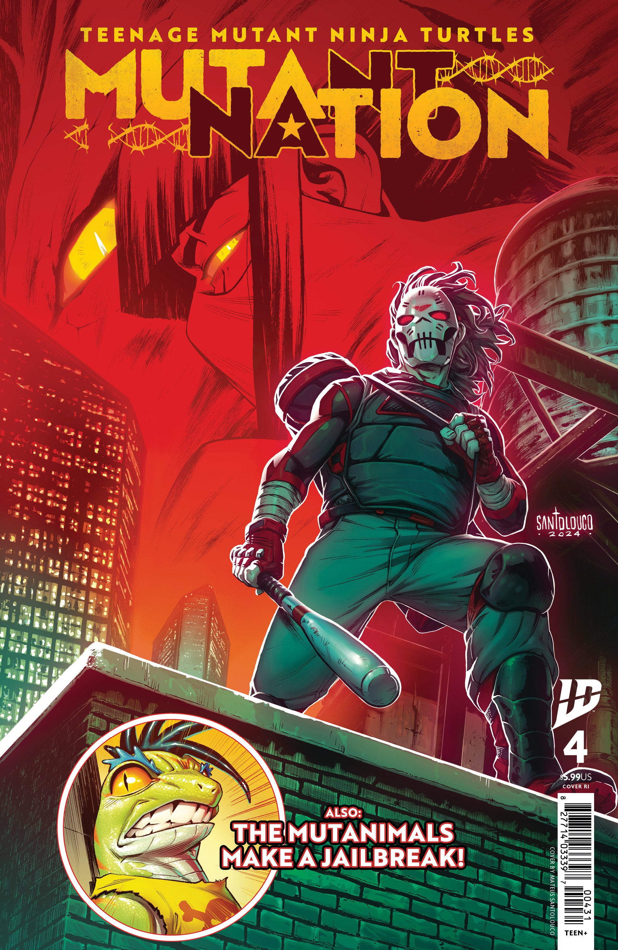 Teenage Mutant Ninja Turtles: Mutant Nation #4 Variant Ri (10) (Santolouco) | Odin's Place