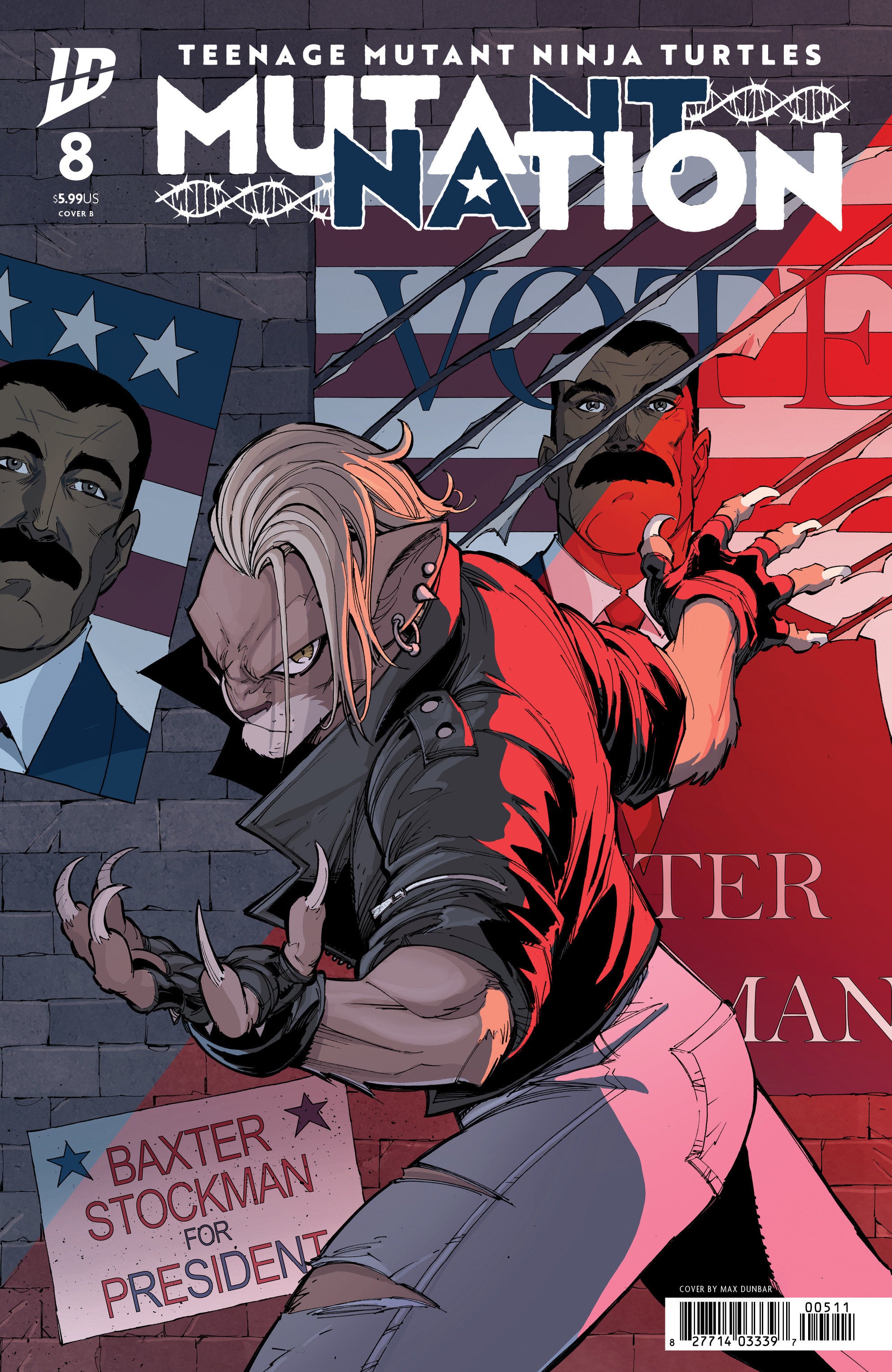 Teenage Mutant Ninja Turtles: Mutant Nation #8 Variant B (Dunbar) | Odin's Place