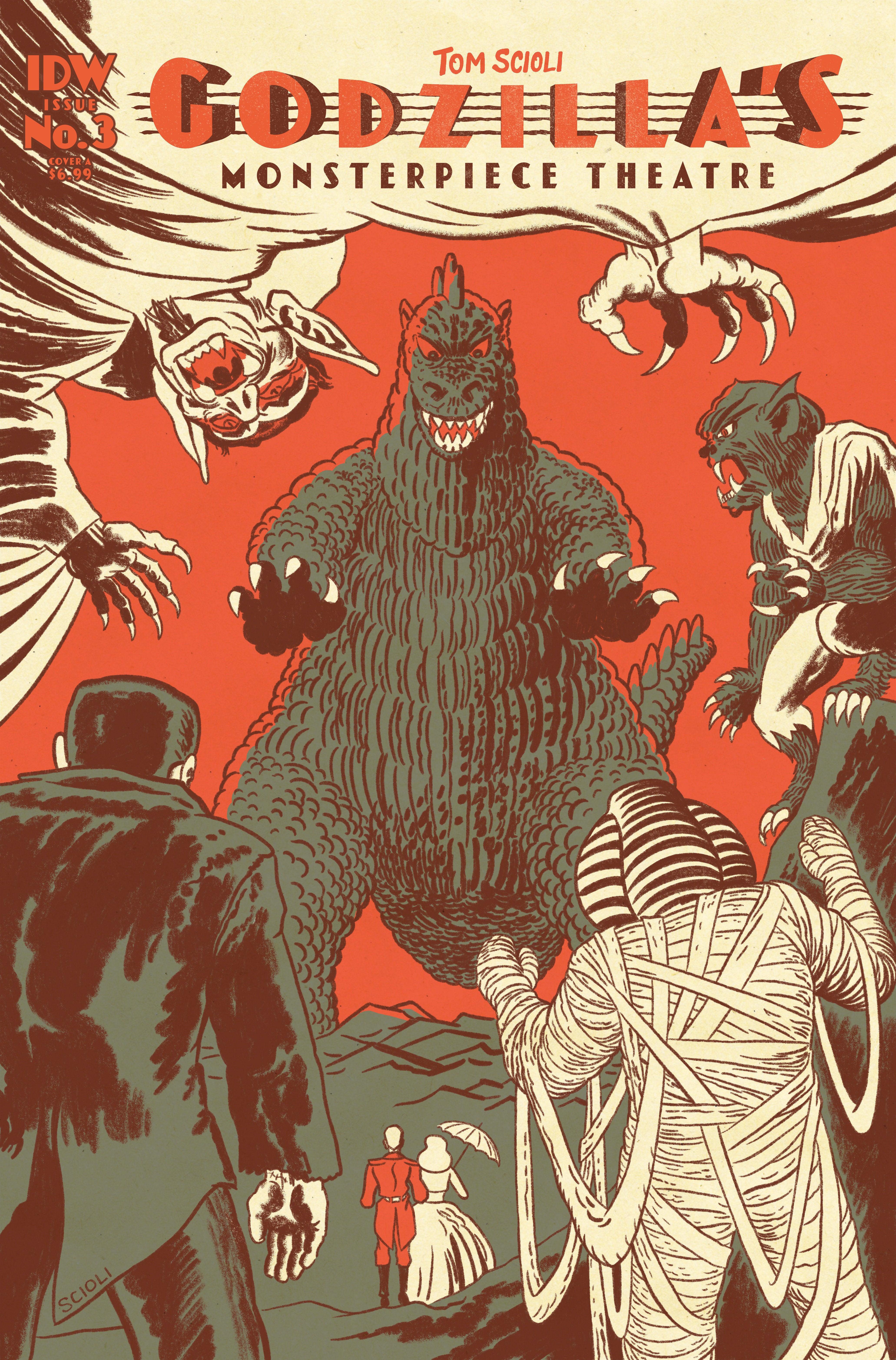 Godzilla Monsterpiece Theatre #3 Cover A Scioli | Odin's Place
