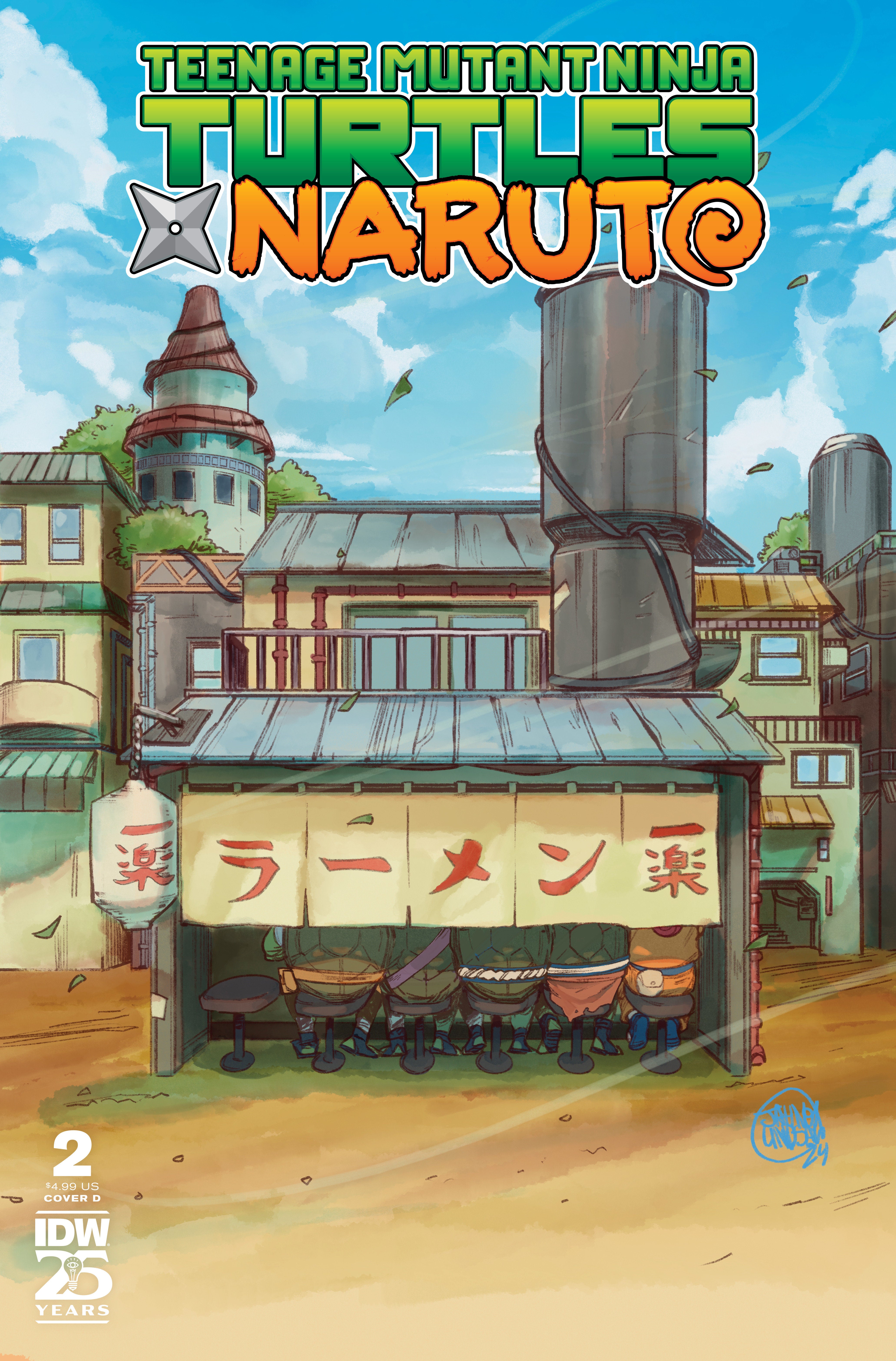 Teenage Mutant Ninja Turtles X Naruto #2 Cover D Lindsay | Odin's Place