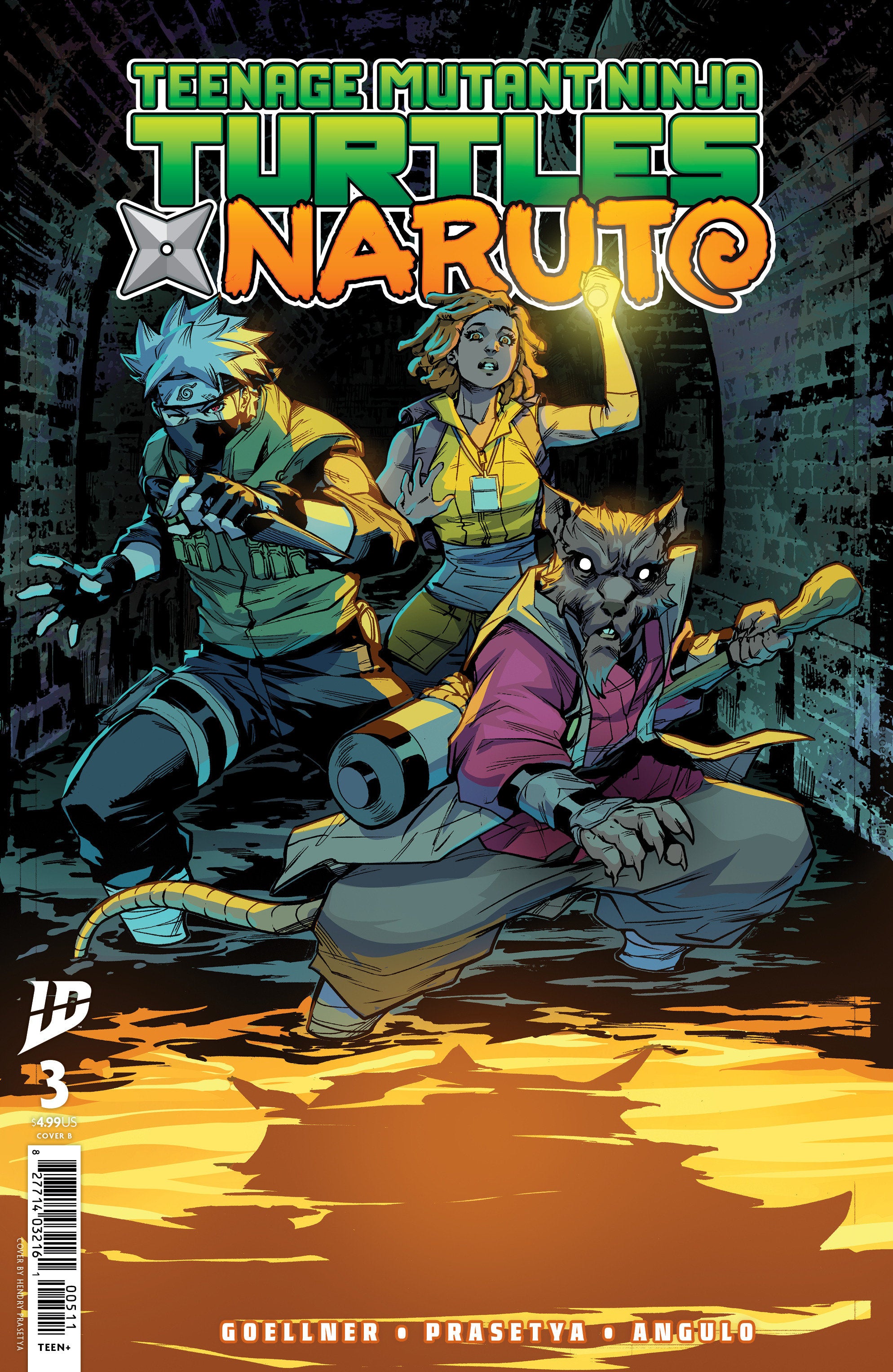 Teenage Mutant Ninja Turtles X Naruto #3 Variant B (Prasetya) | Odin's Place