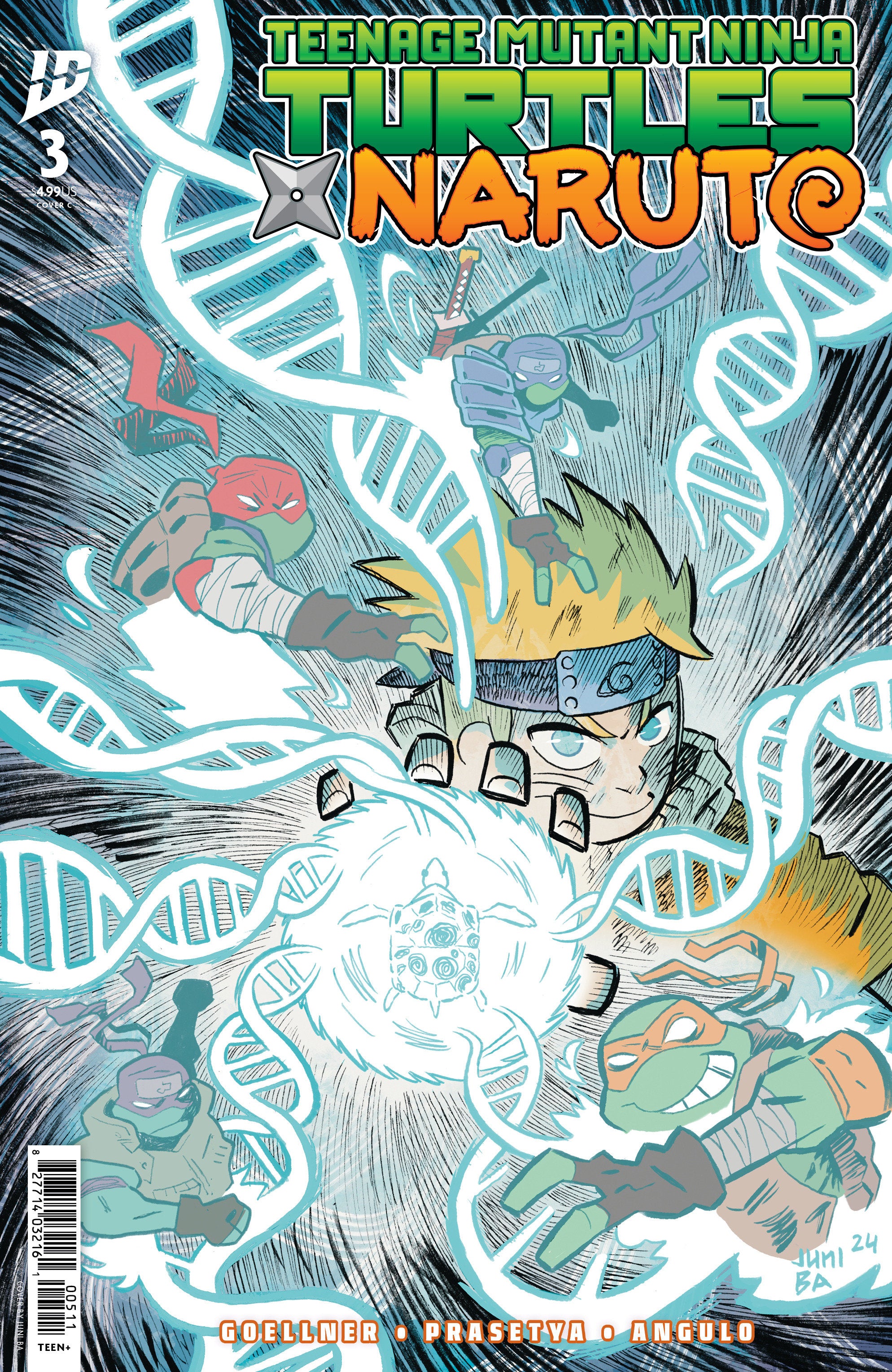 Teenage Mutant Ninja Turtles X Naruto #3 Variant C (Ba) | Odin's Place