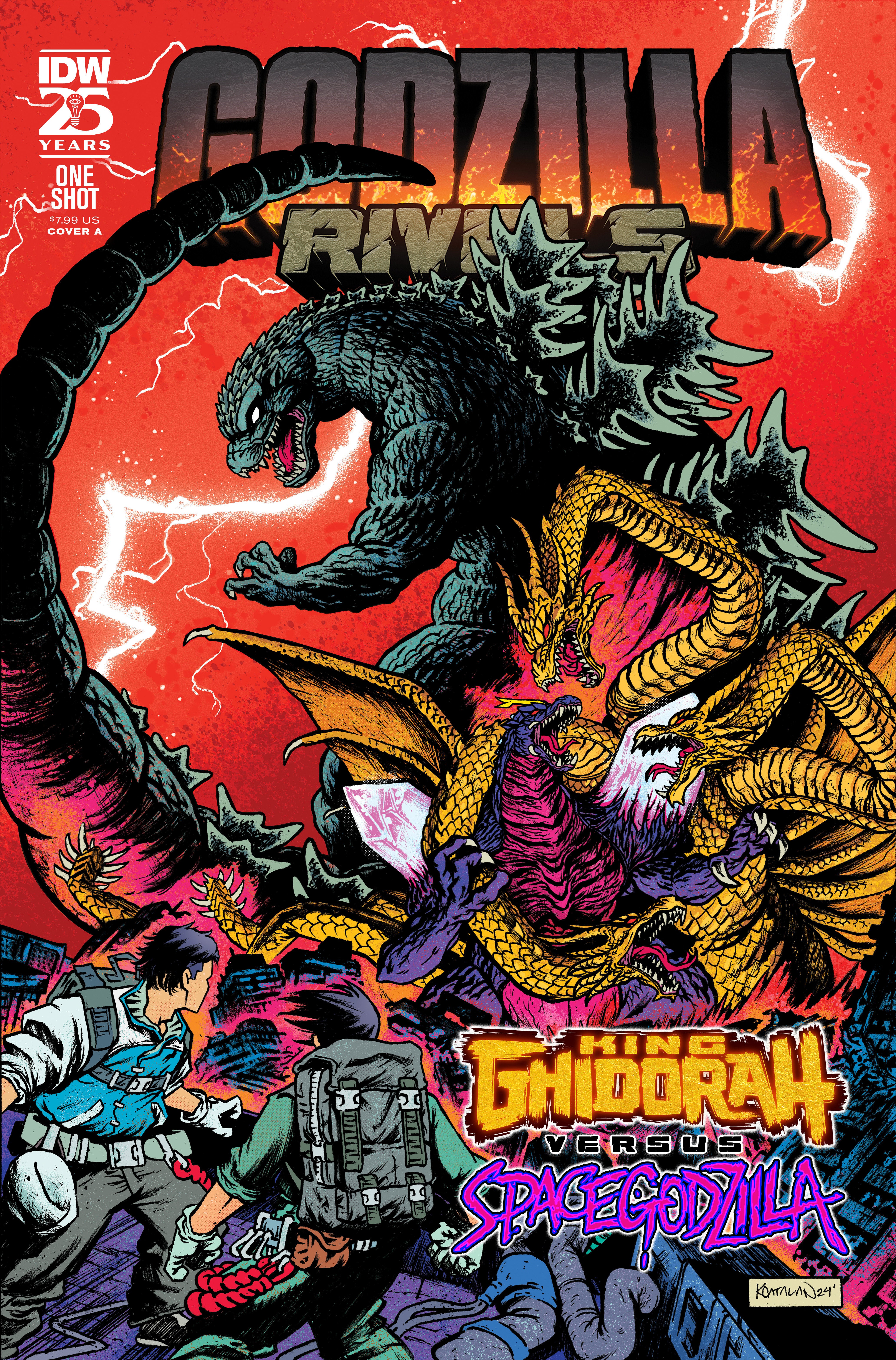 Godzilla Rivals: King Ghidorah vs. Spacegodzilla Cover A (Catalan) | Odin's Place