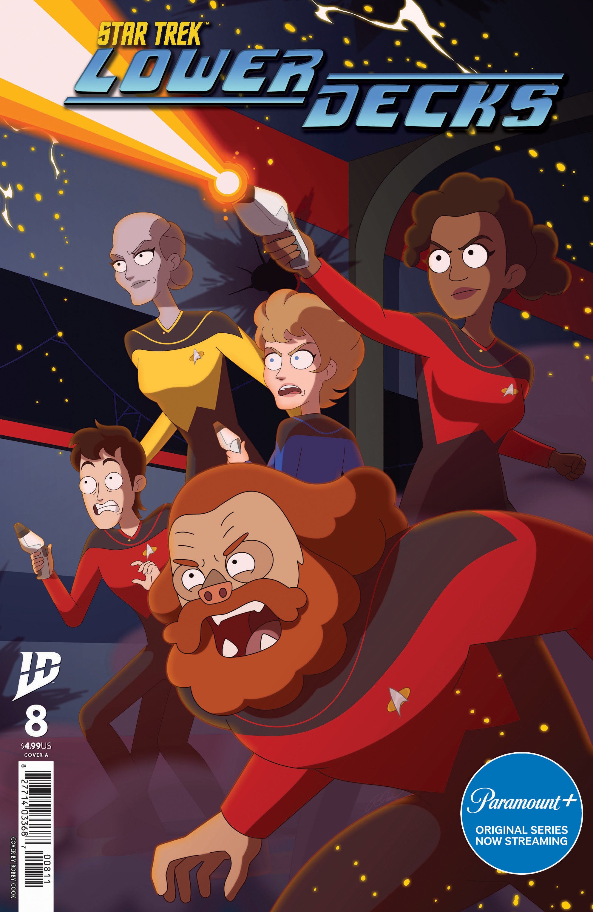 Star Trek: Lower Decks #8 Cover A (Cook) | Odin's Place
