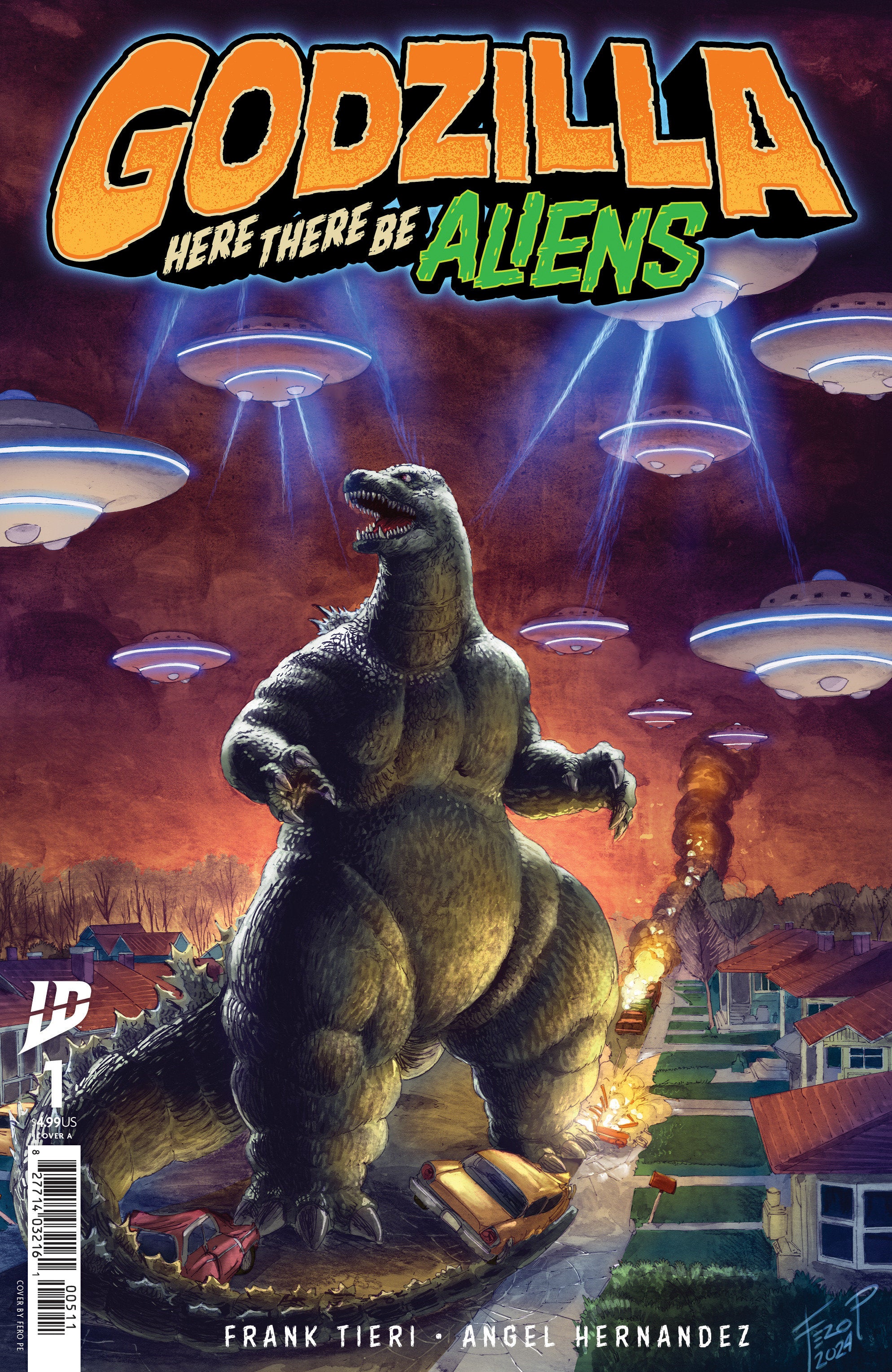 Godzilla: Here There Be Aliens #1 Cover A (Pe) | Odin's Place