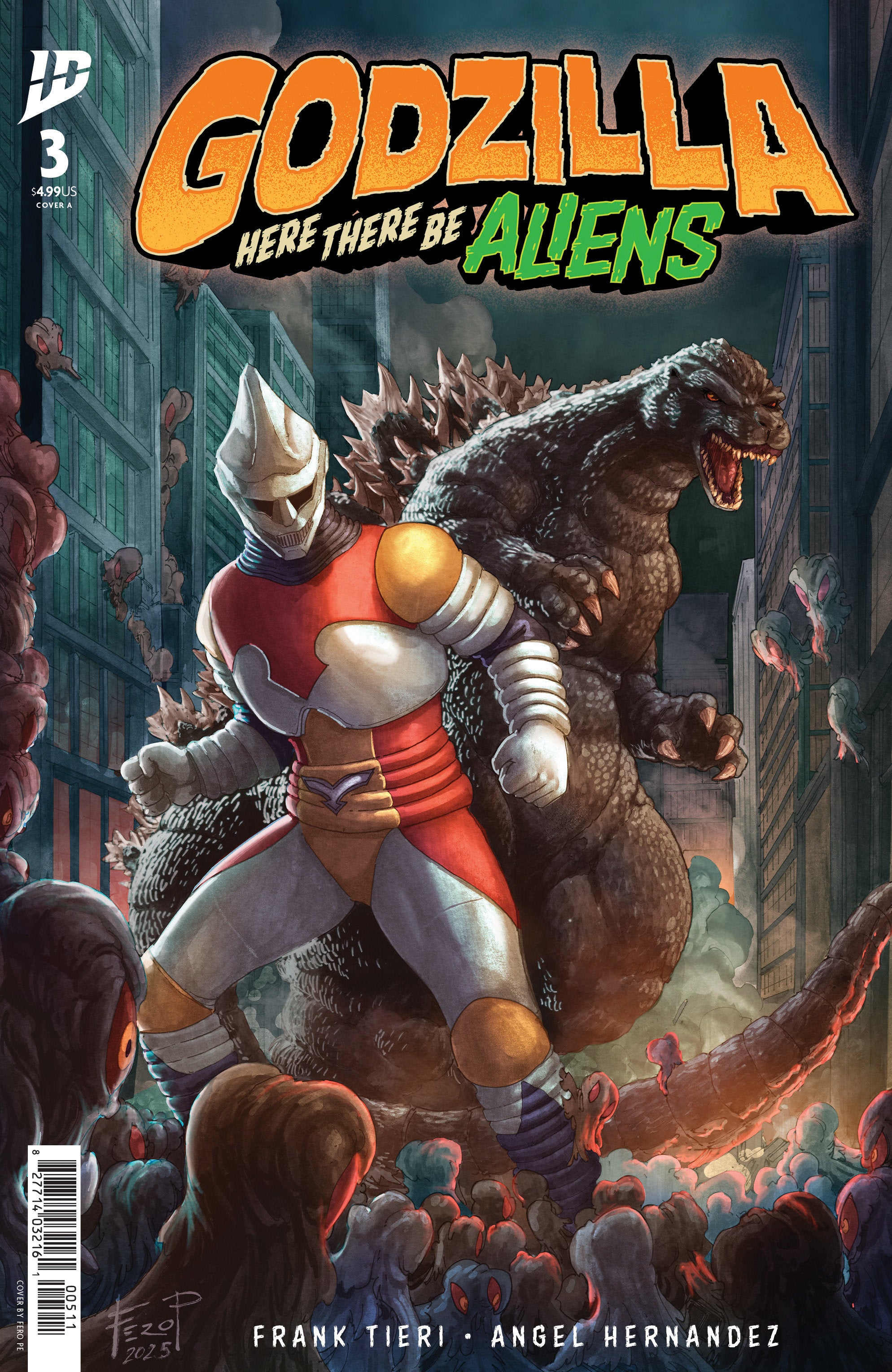 Godzilla: Here There Be Aliens #3 Cover A (Pe) | Odin's Place