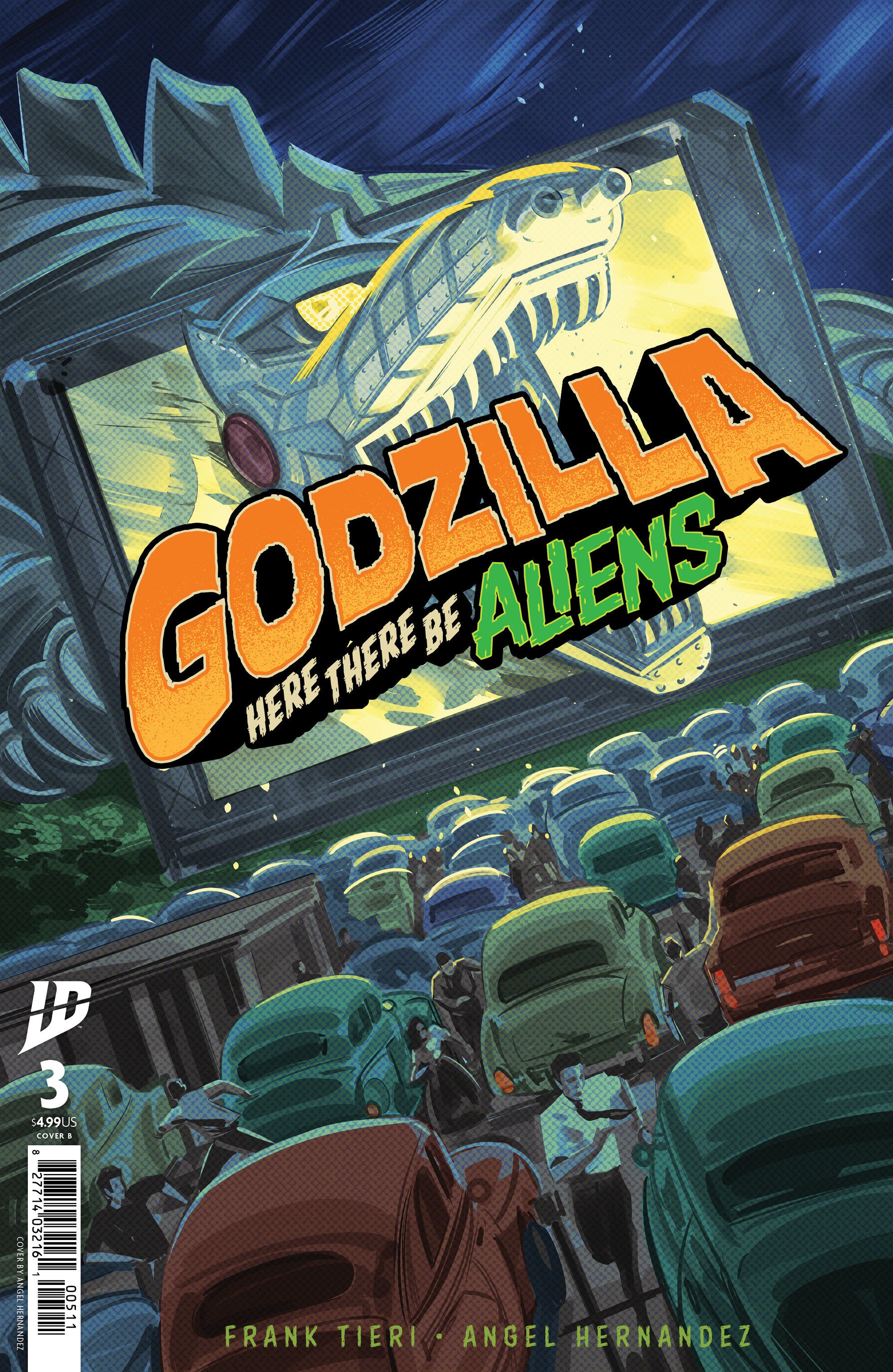 Godzilla: Here There Be Aliens #3 Variant B (Hernandez) | Odin's Place