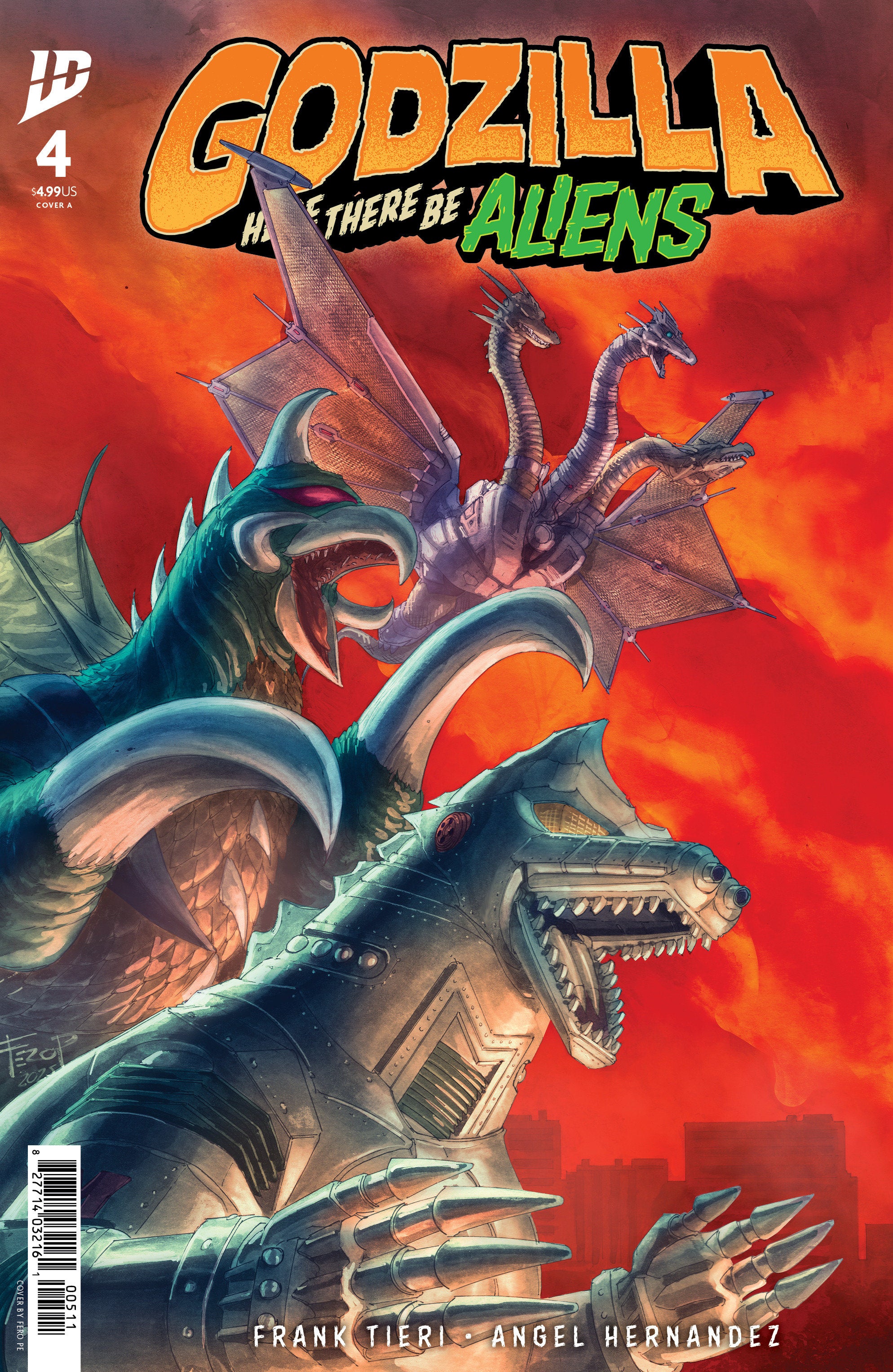 Godzilla: Here There Be Aliens #4 Cover A (Pe) | Odin's Place