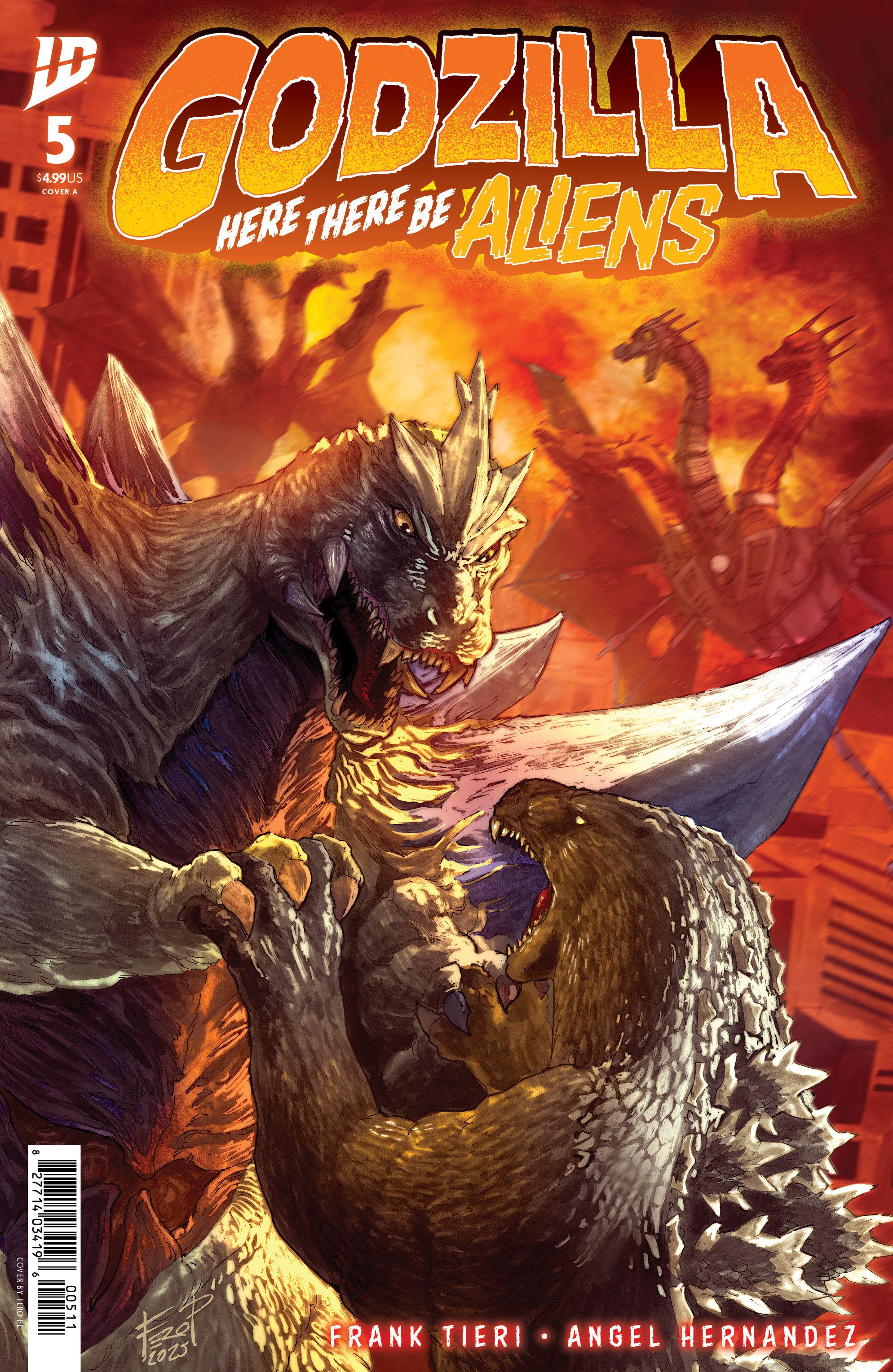 Godzilla: Here There Be Aliens #5 Cover A (Pe) | Odin's Place