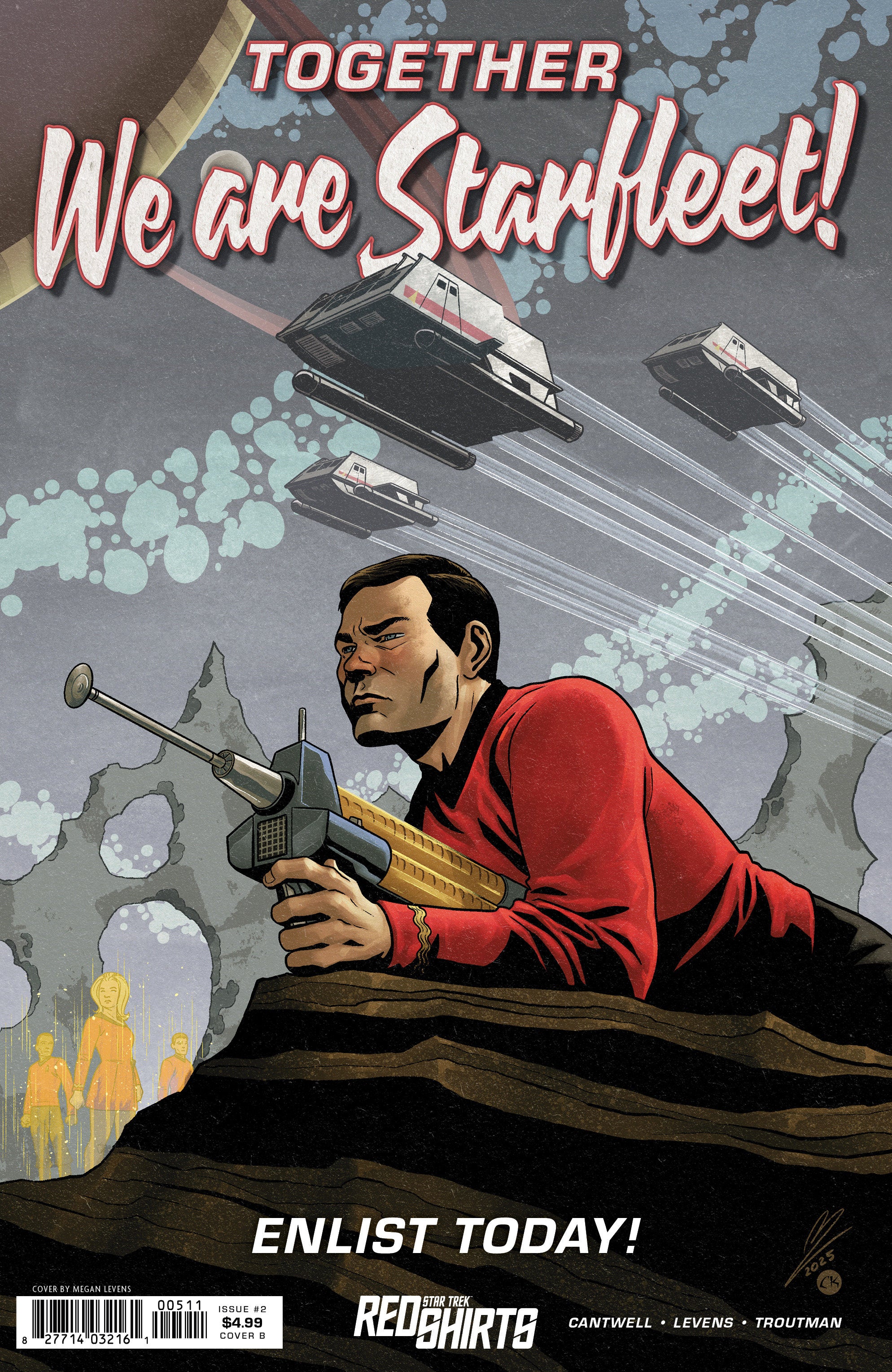 Star Trek: Red Shirts #2 Variant B (Levens Federation Recruitment) | Odin's Place