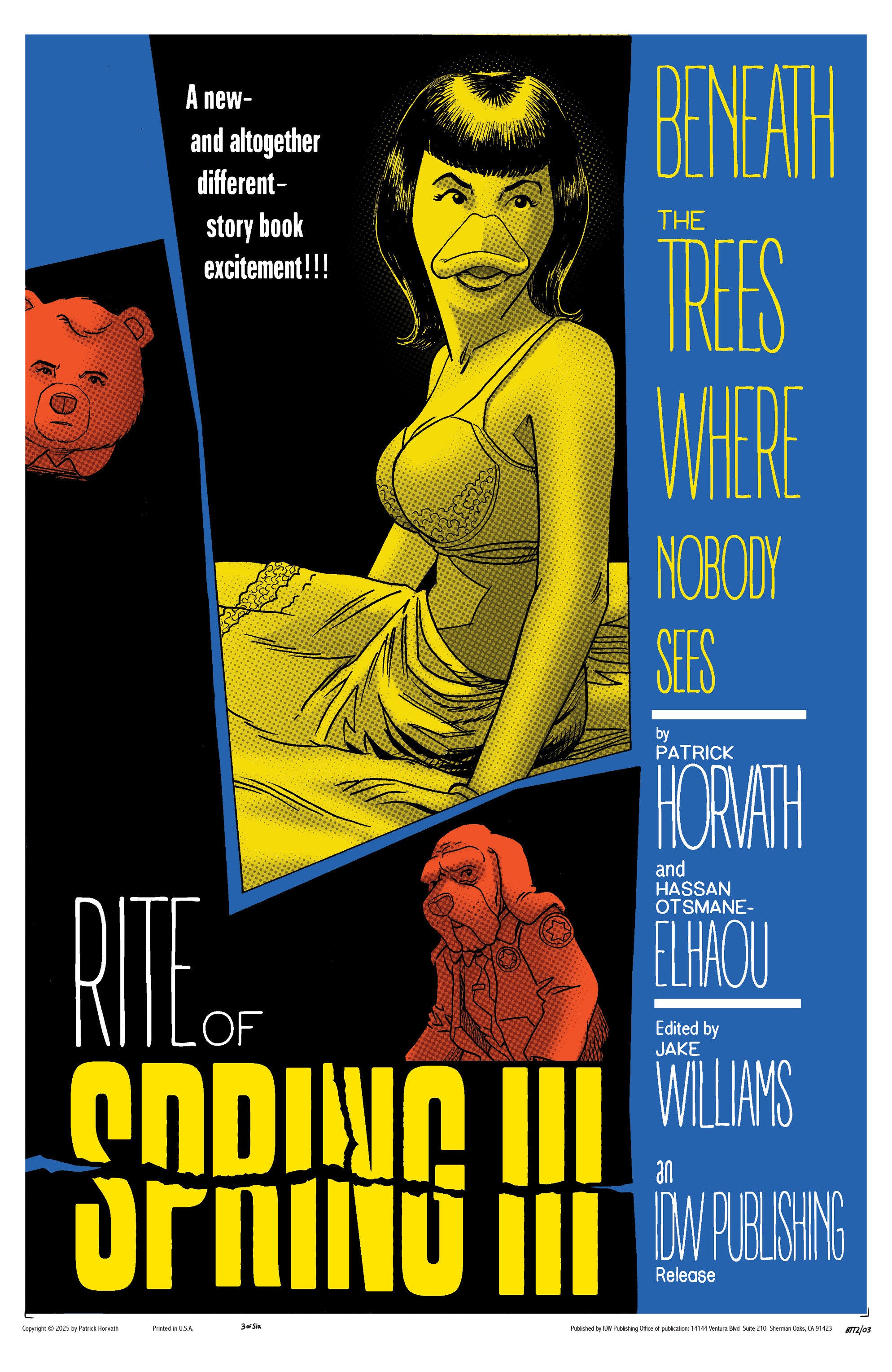 Beneath The Trees Where Nobody Sees: Rite Of Spring #3 Variant B (Fleecs Movie Homage Cover) | Odin's Place