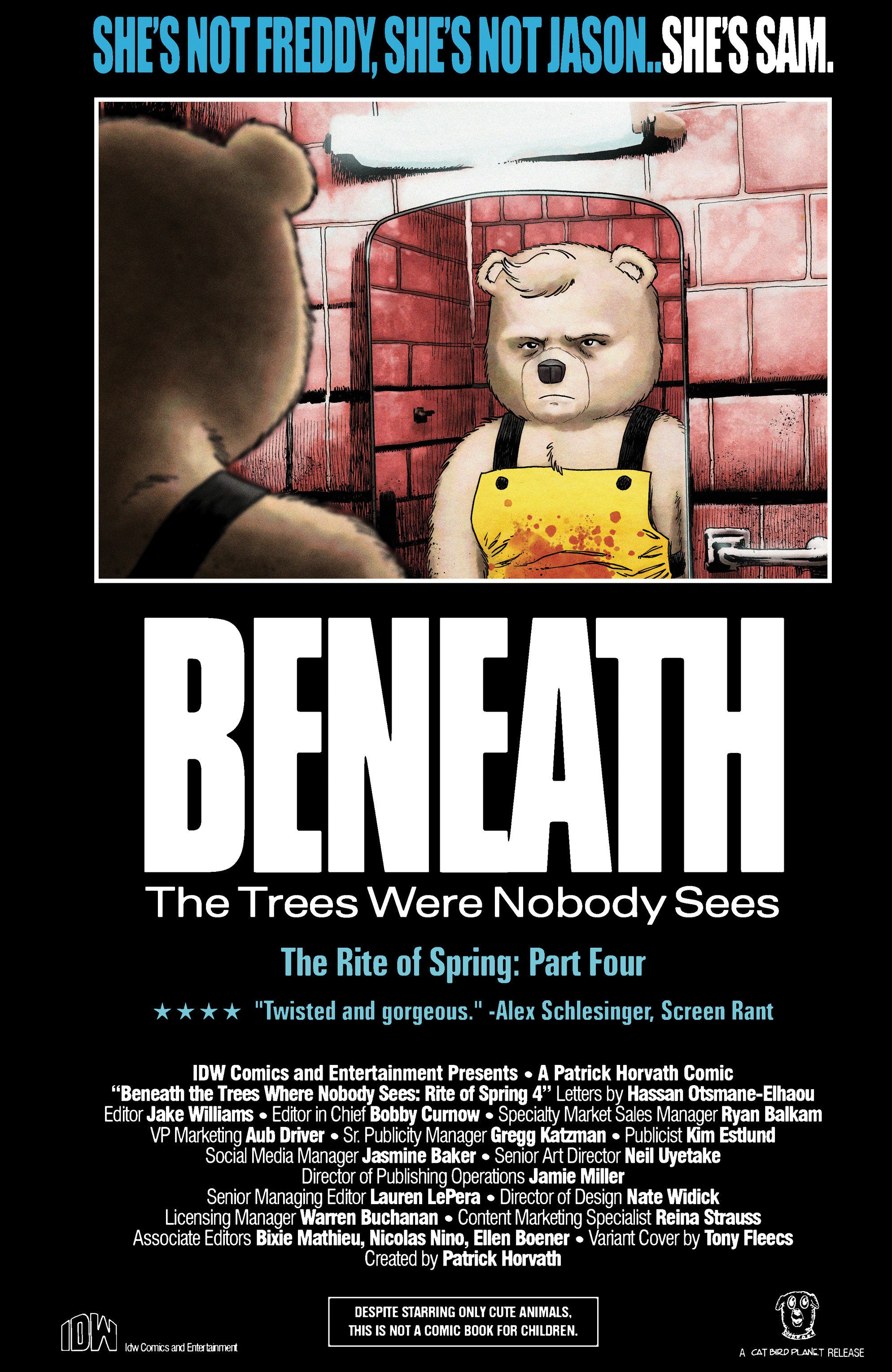 Beneath The Trees Where Nobody Sees: Rite Of Spring #4 Variant B (Fleecs Movie Homage Cover) | Odin's Place