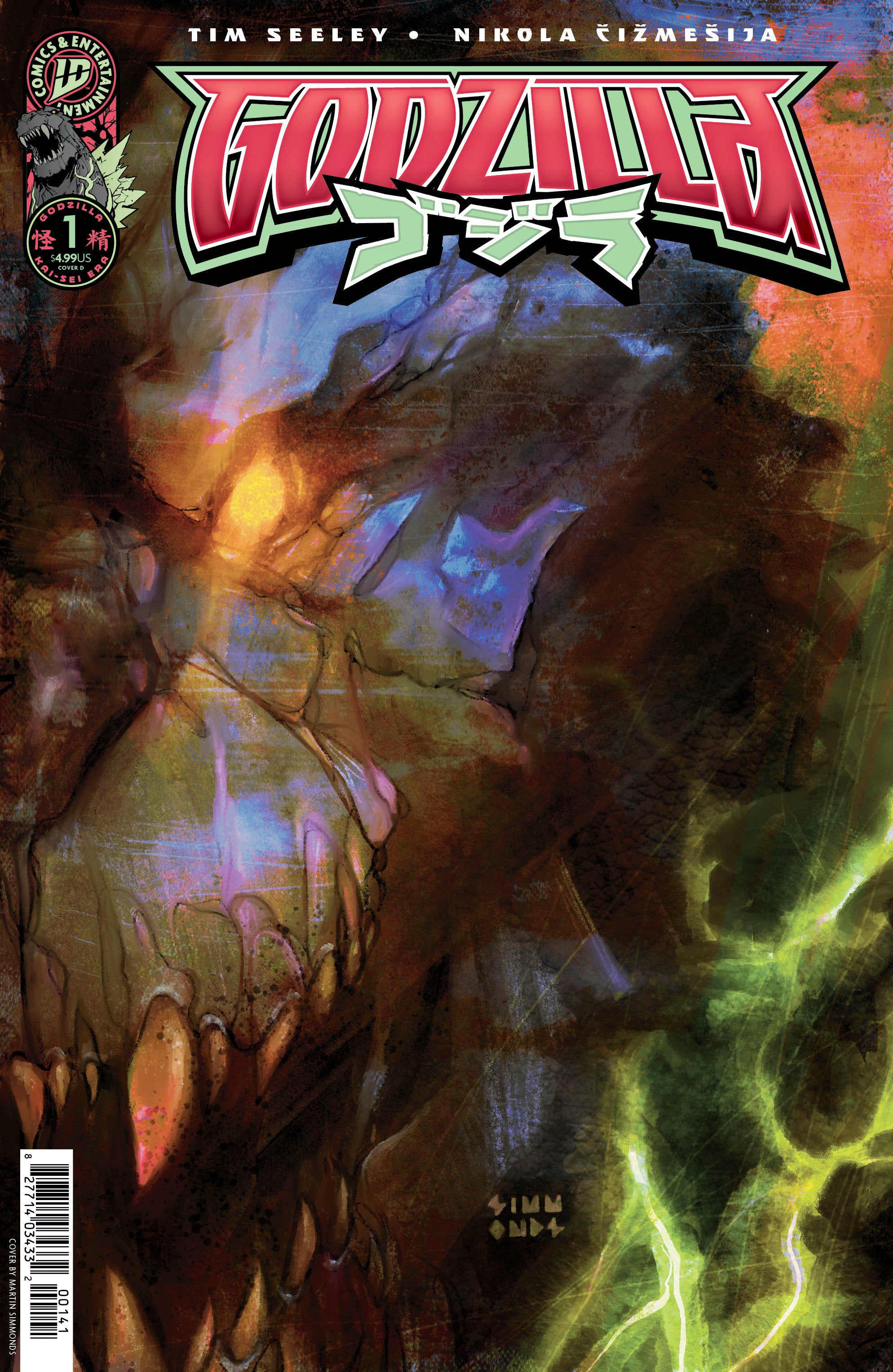 Godzilla [Kai-Sei Era] #1 Variant D (Simmonds) | Odin's Place