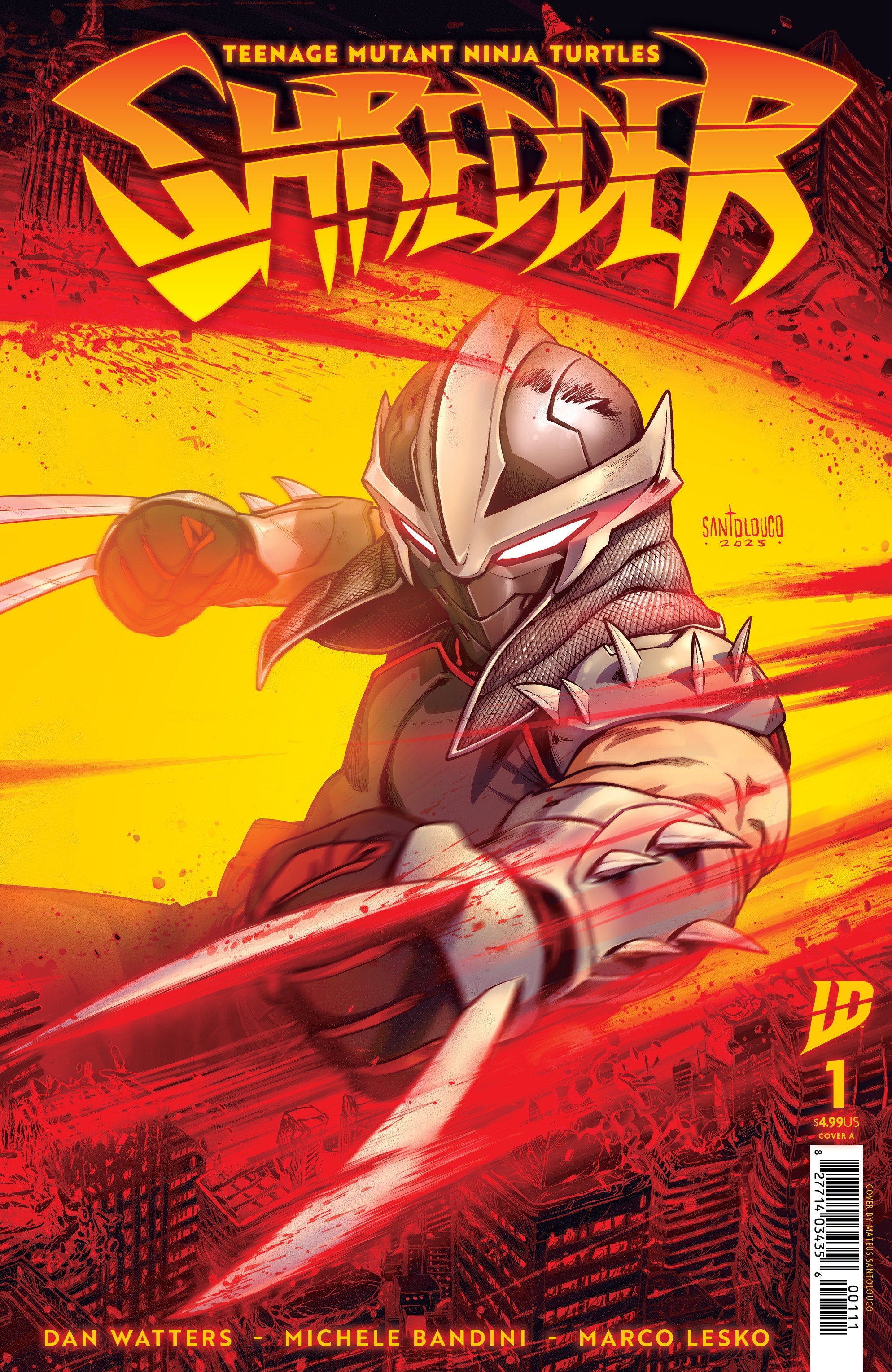 Teenage Mutant Ninja Turtles: Shredder #1 Cover A (Santolouco) | Odin's Place