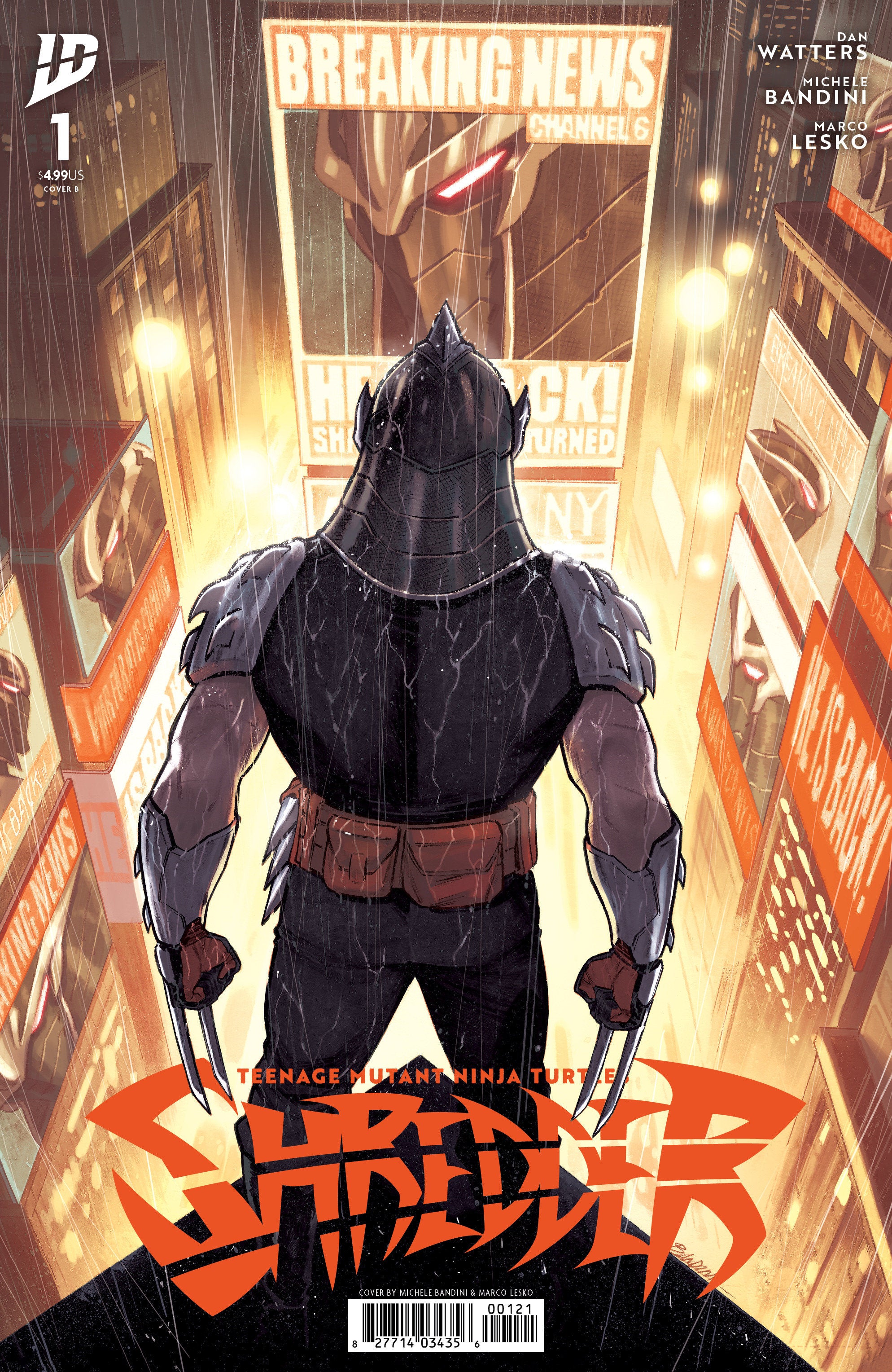 Teenage Mutant Ninja Turtles: Shredder #1 Variant B (Bandini) | Odin's Place