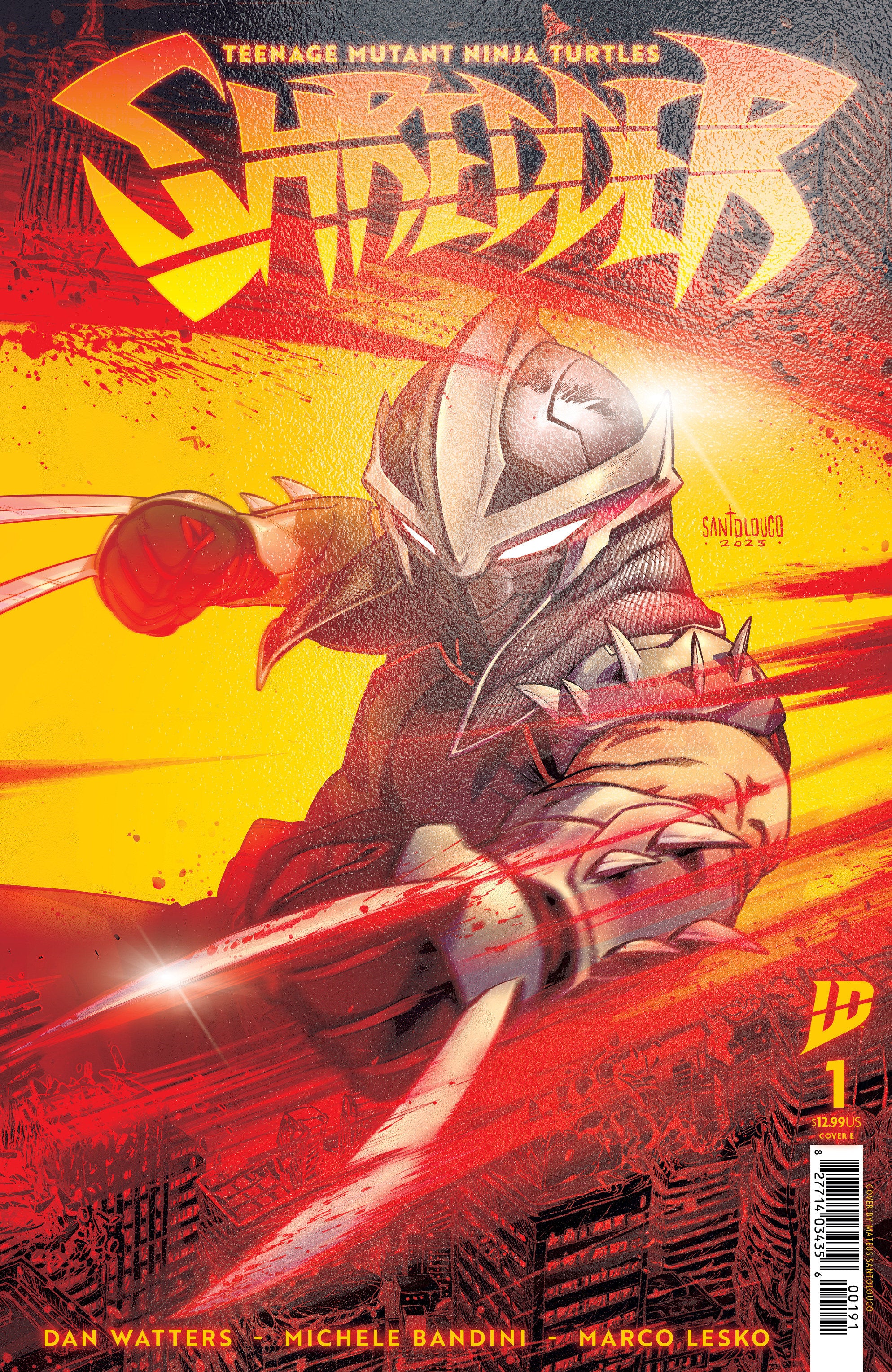 Teenage Mutant Ninja Turtles: Shredder #1 Variant E Foil (Santolouco) | Odin's Place