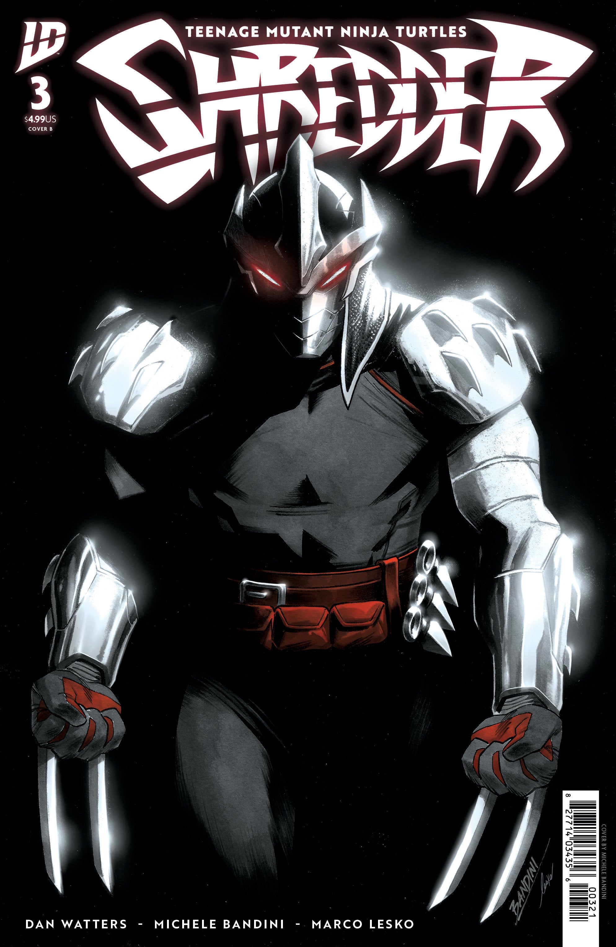 Teenage Mutant Ninja Turtles: Shredder #3 Variant B (Bandini) | Odin's Place
