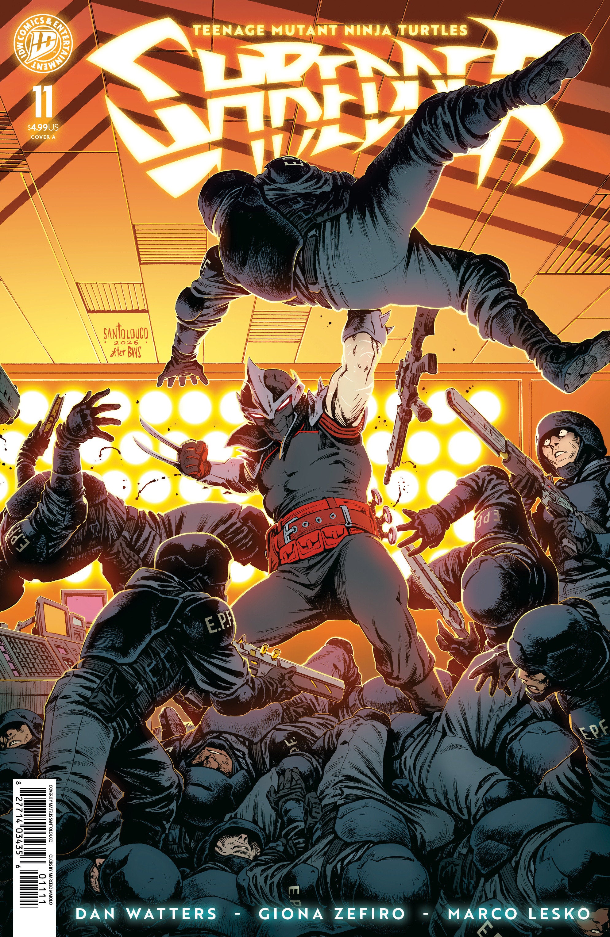 Teenage Mutant Ninja Turtles: Shredder #11 Cover A (Santolouco) | Odin's Place