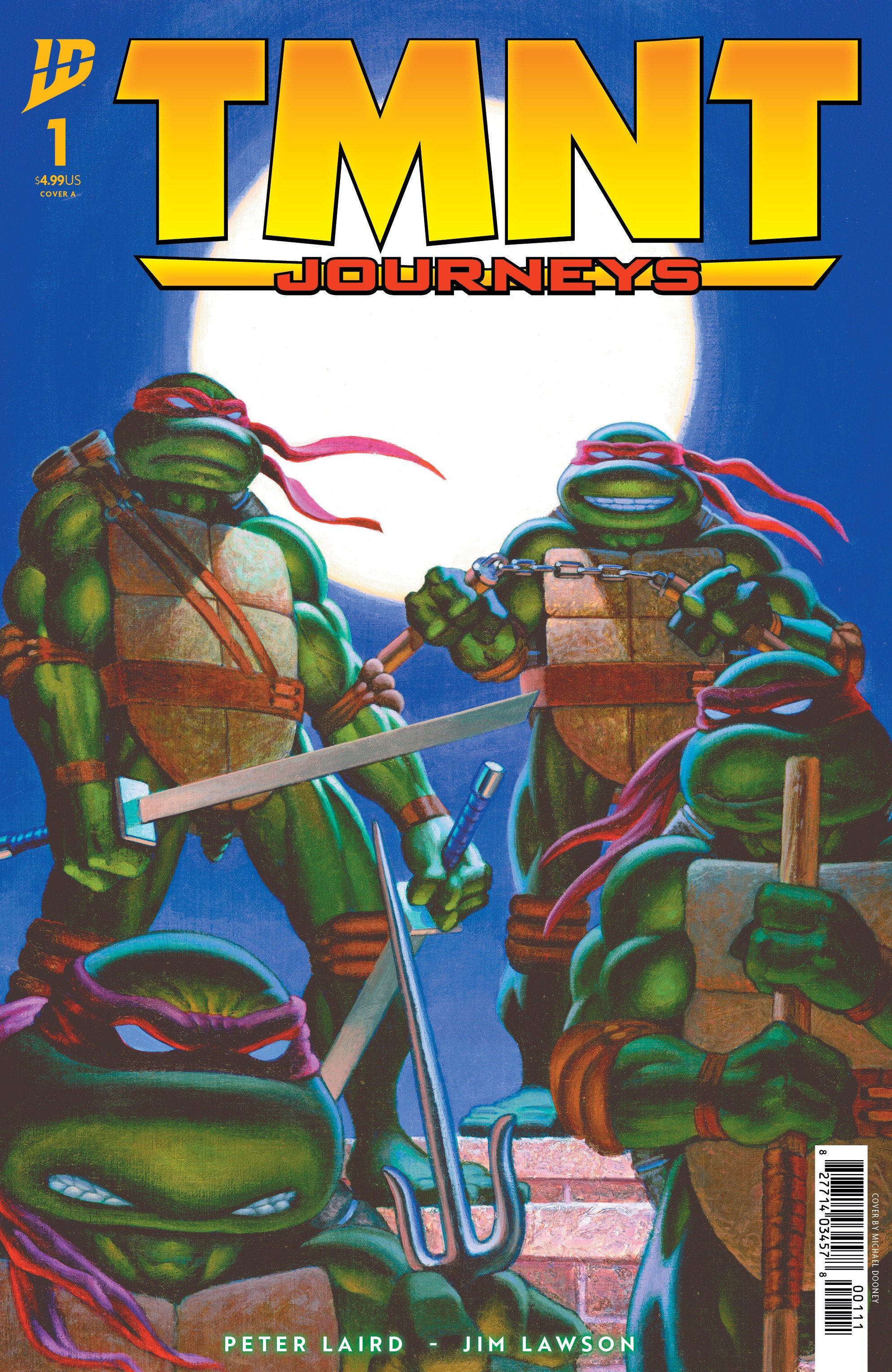 Teenage Mutant Ninja Turtles: Journeys #1 Cover A (Laird & Dooney) | Odin's Place