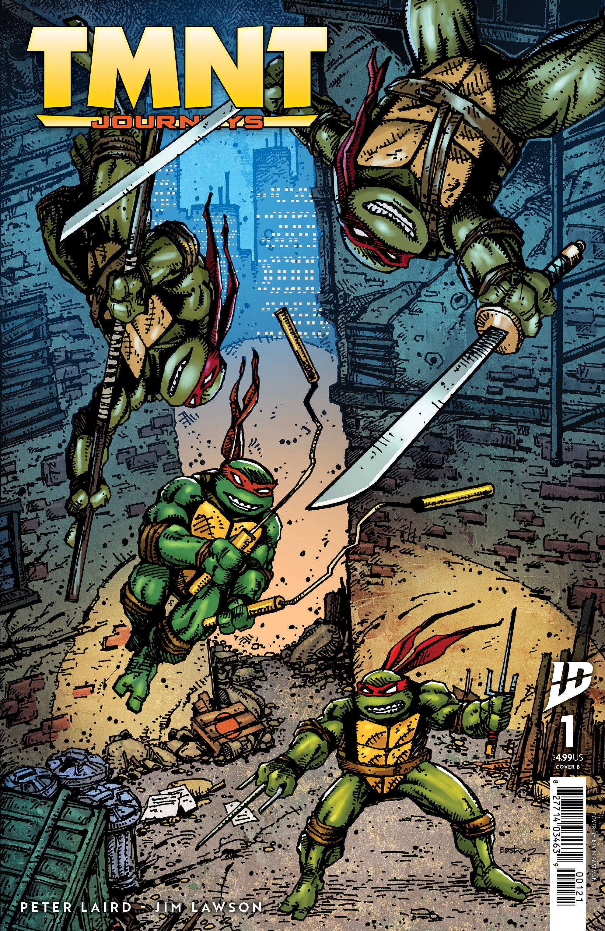 Teenage Mutant Ninja Turtles: Journeys #1 Variant B (Eastman) | Odin's Place