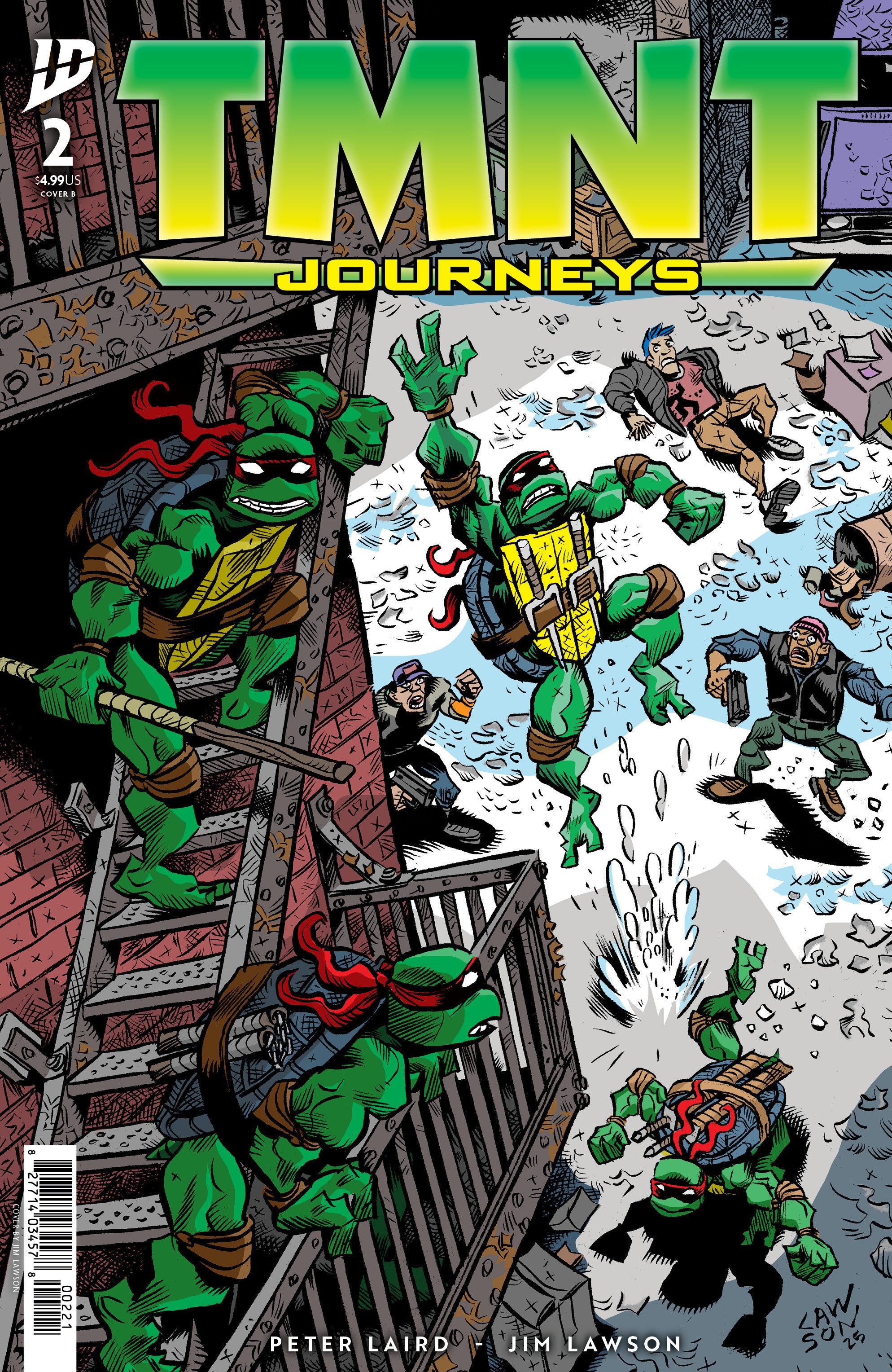 Teenage Mutant Ninja Turtles: Journeys #2 Variant B (Lawson) | Odin's Place