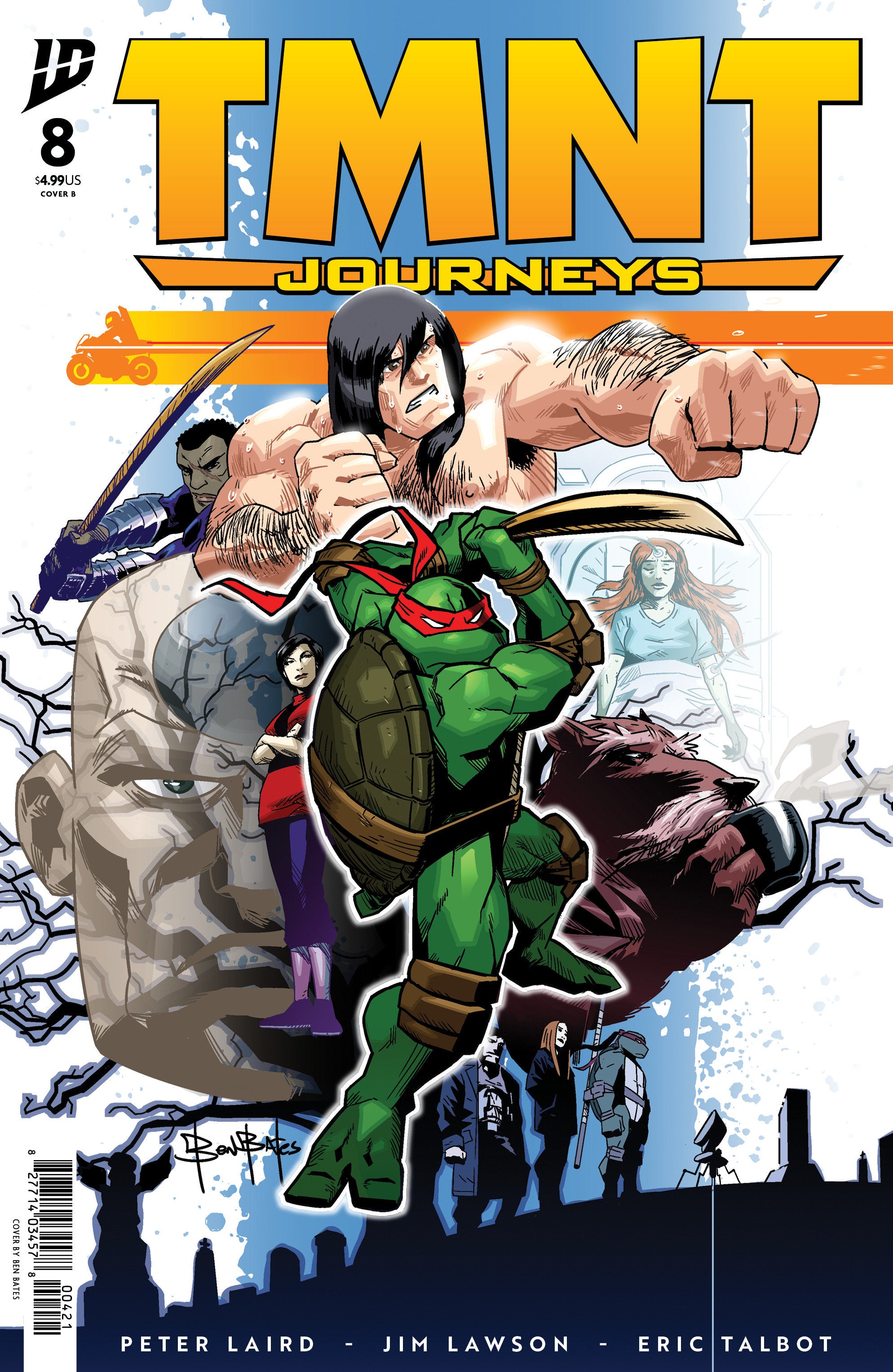 Teenage Mutant Ninja Turtles: Journeys #8 Variant B (Bates) | Odin's Place