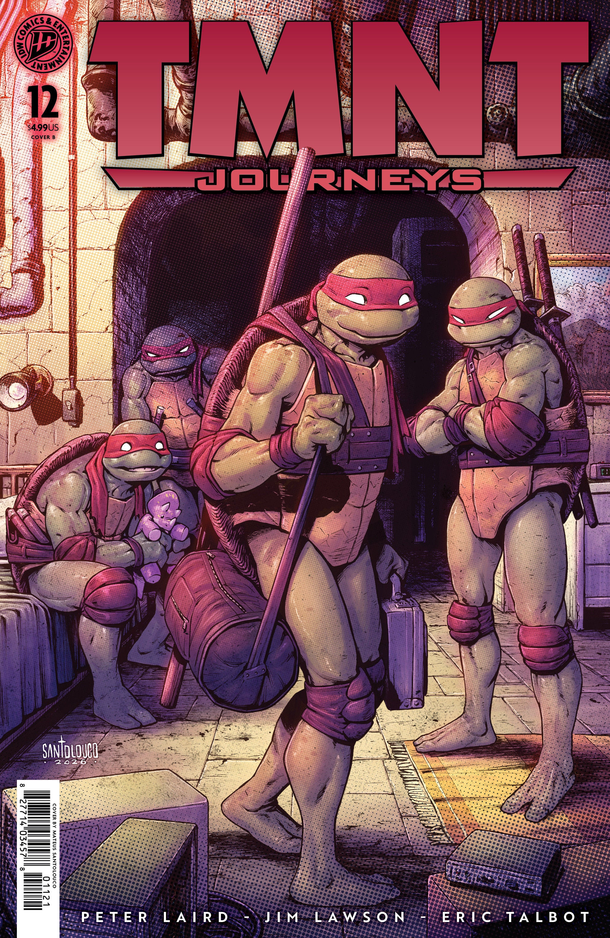 Teenage Mutant Ninja Turtles: Journeys #12 Variant B (Santolouco) | Odin's Place