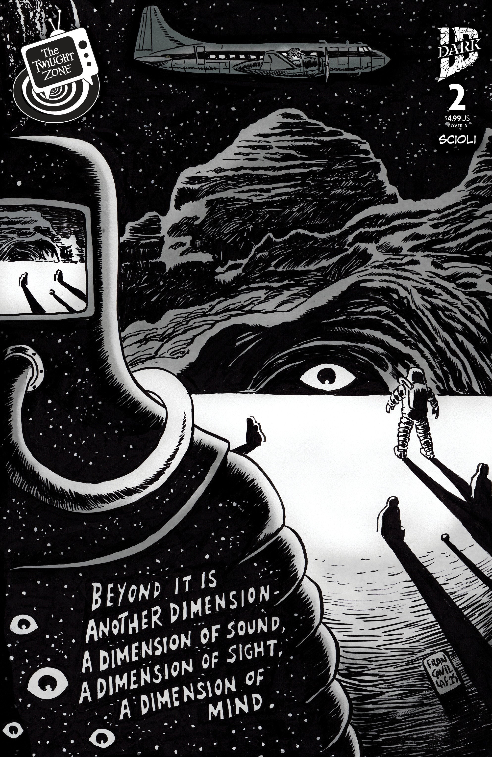 The Twilight Zone #2 Variant B (Francavilla Connecting Cover) | Odin's Place