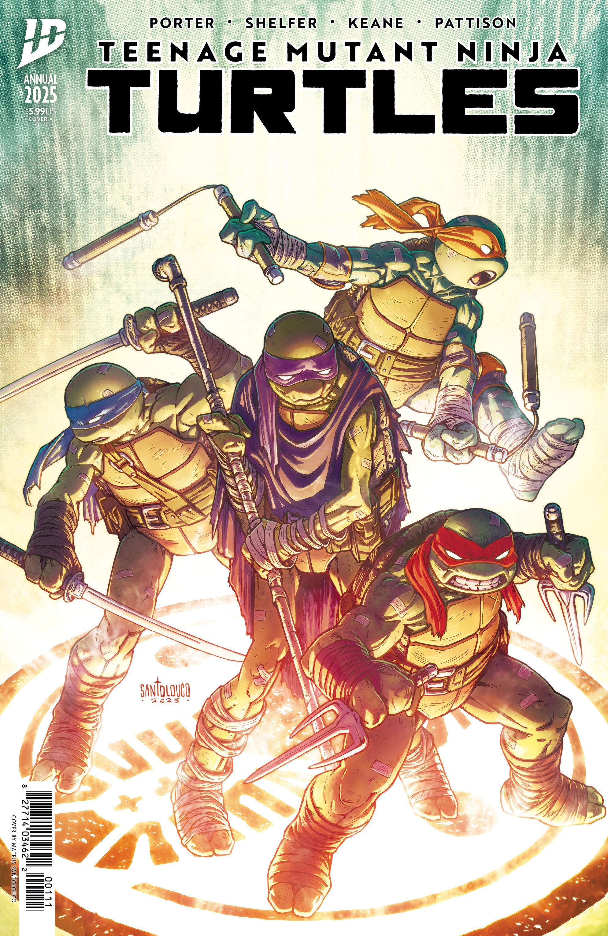 Teenage Mutant Ninja Turtles: Annual 2025 Cover A (Santolouco) | Odin's Place