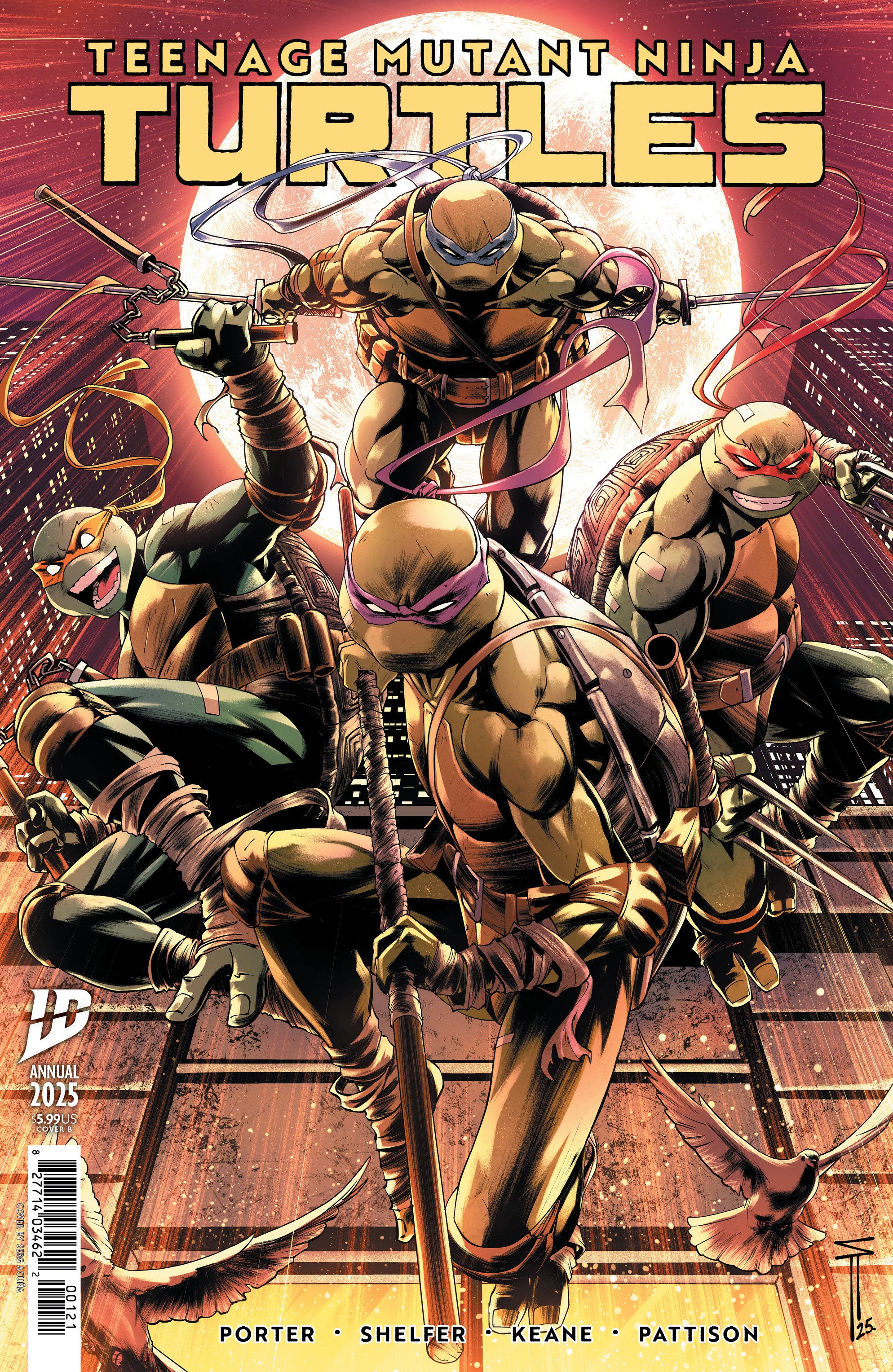Teenage Mutant Ninja Turtles: Annual 2025 Variant B (Acuña) | Odin's Place
