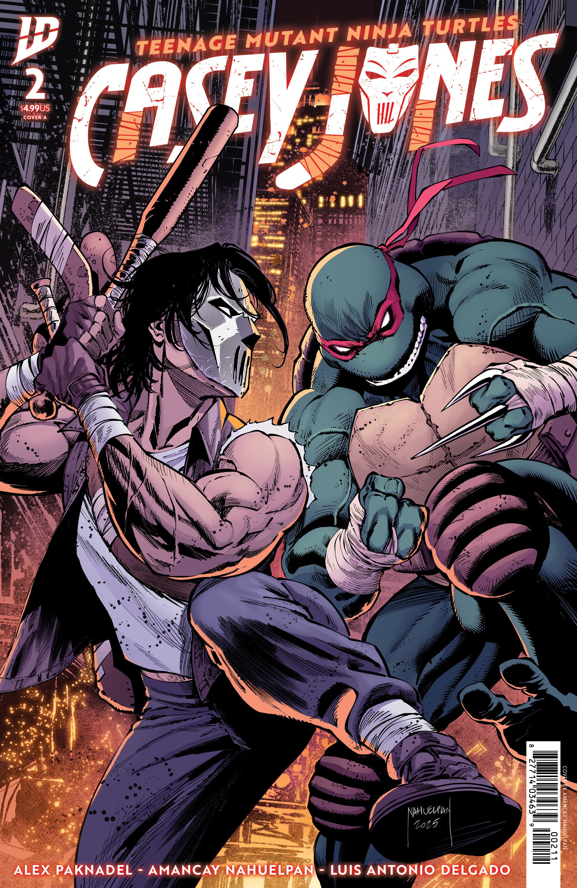 Teenage Mutant Ninja Turtles: Casey Jones #2 Cover A (Nahuelpan) | Odin's Place