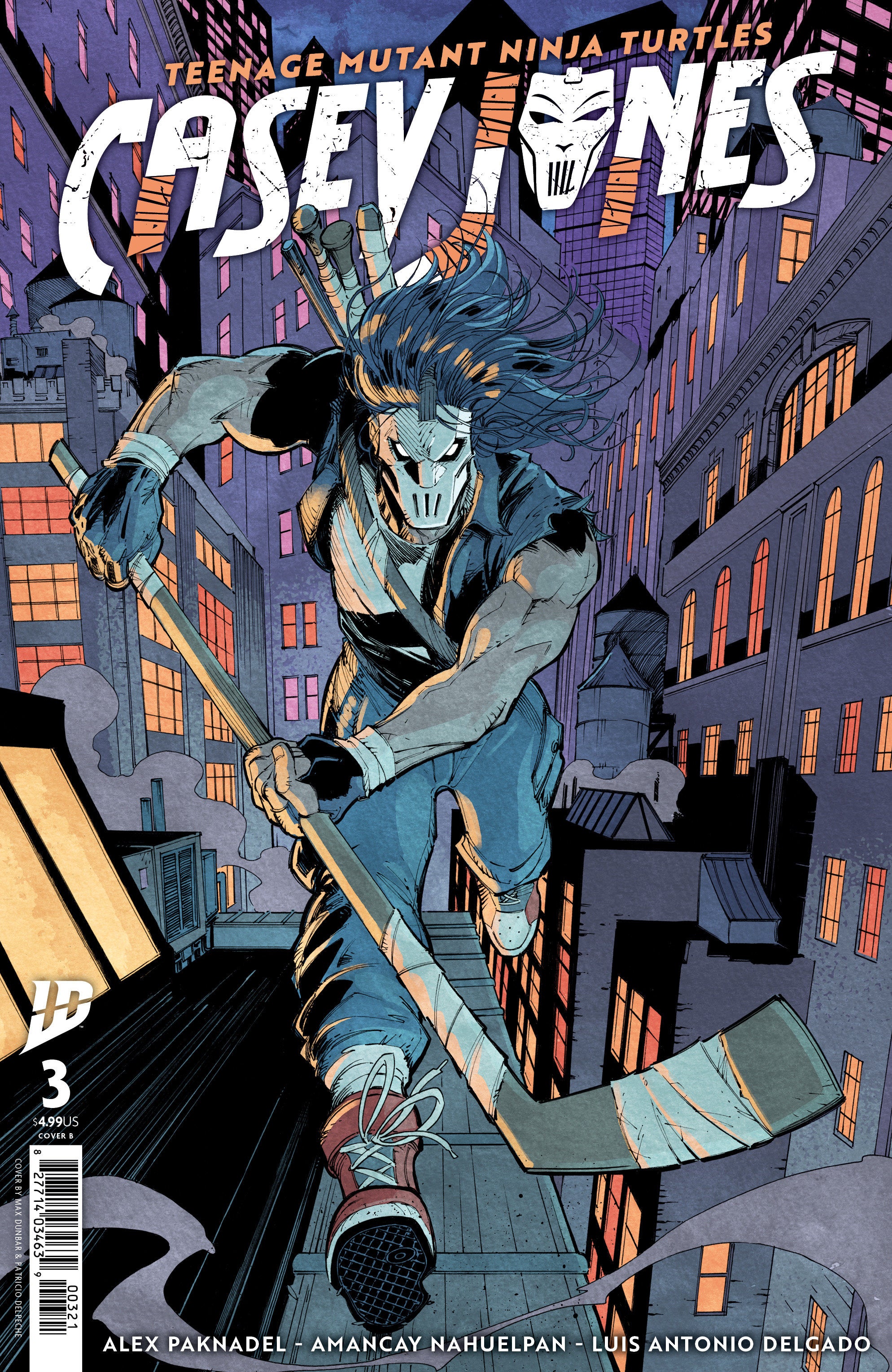 Teenage Mutant Ninja Turtles: Casey Jones #3 Variant B (Dunbar) | Odin's Place