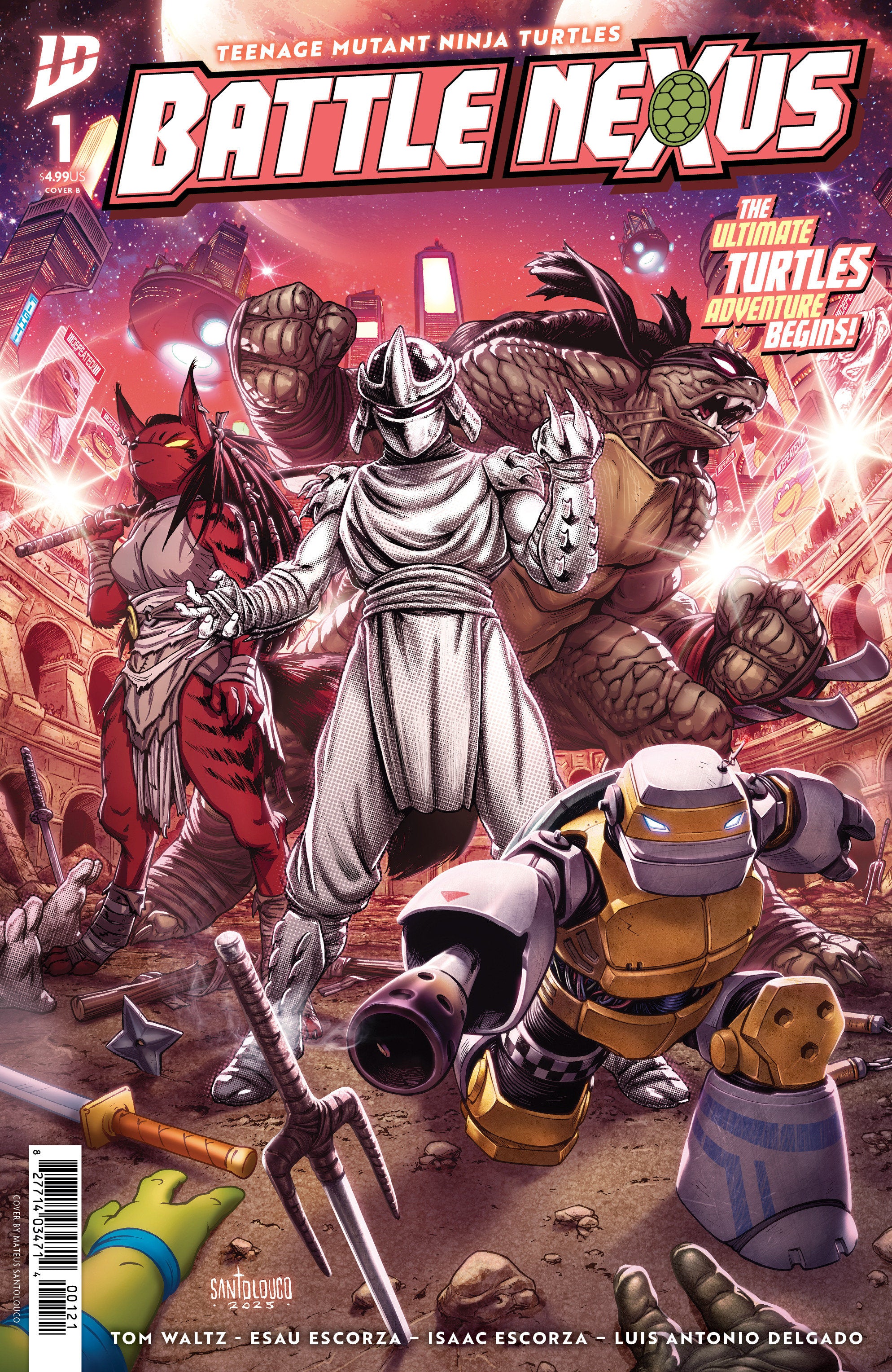 Teenage Mutant Ninja Turtles: Battle Nexus #1 Variant B (Santolouco) | Odin's Place