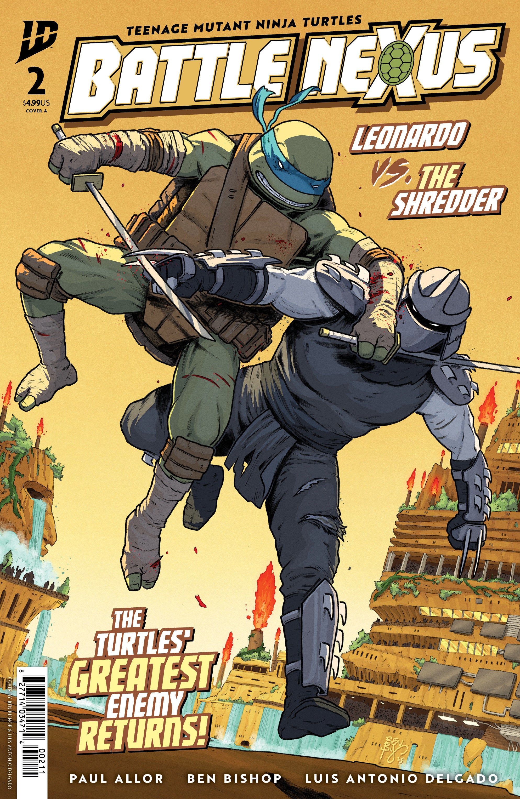 Teenage Mutant Ninja Turtles: Battle Nexus #2 Cover A (Bishop) | Odin's Place