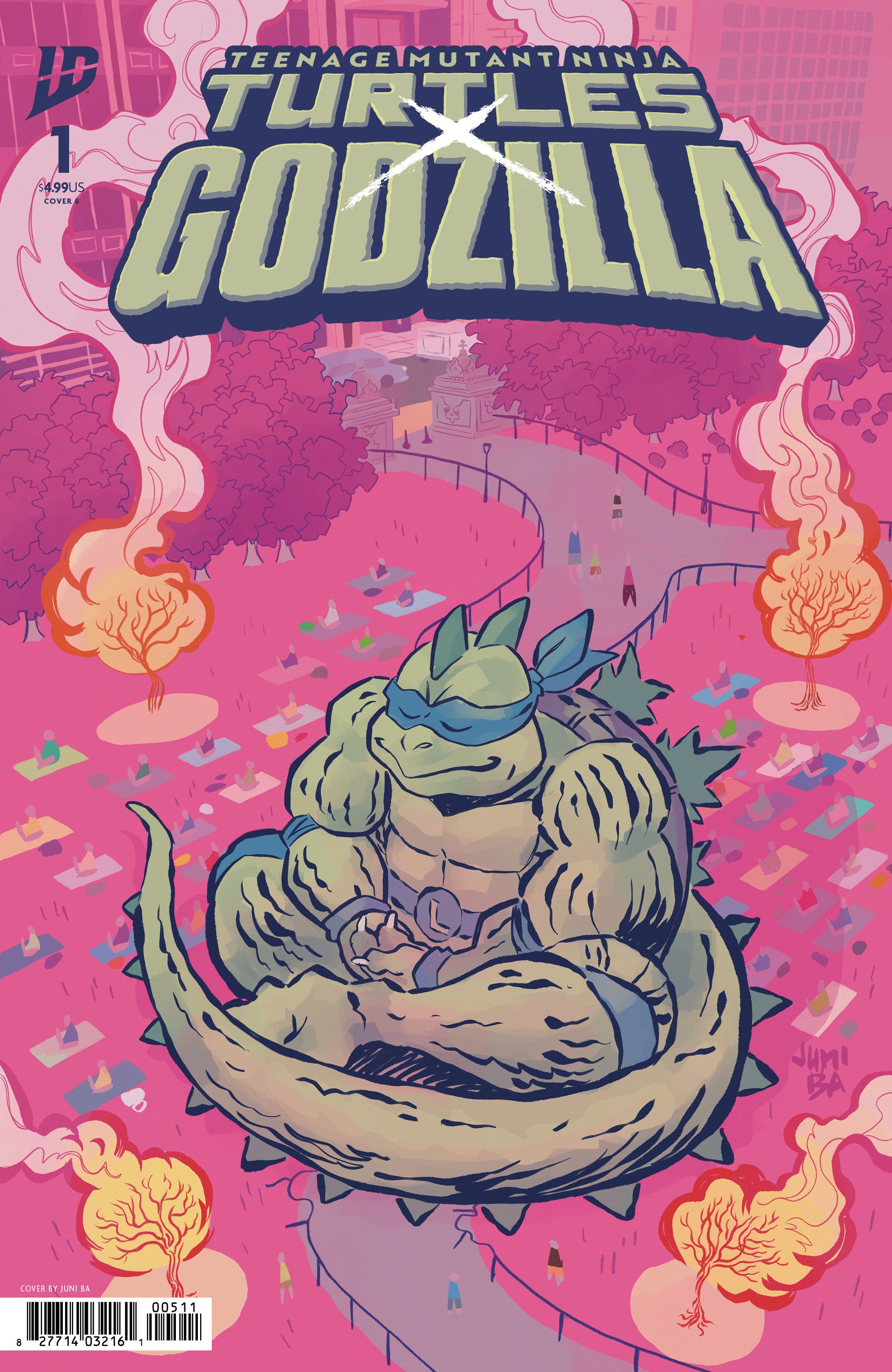Teenage Mutant Ninja Turtles X Godzilla #1 Variant B (Ba) | Odin's Place